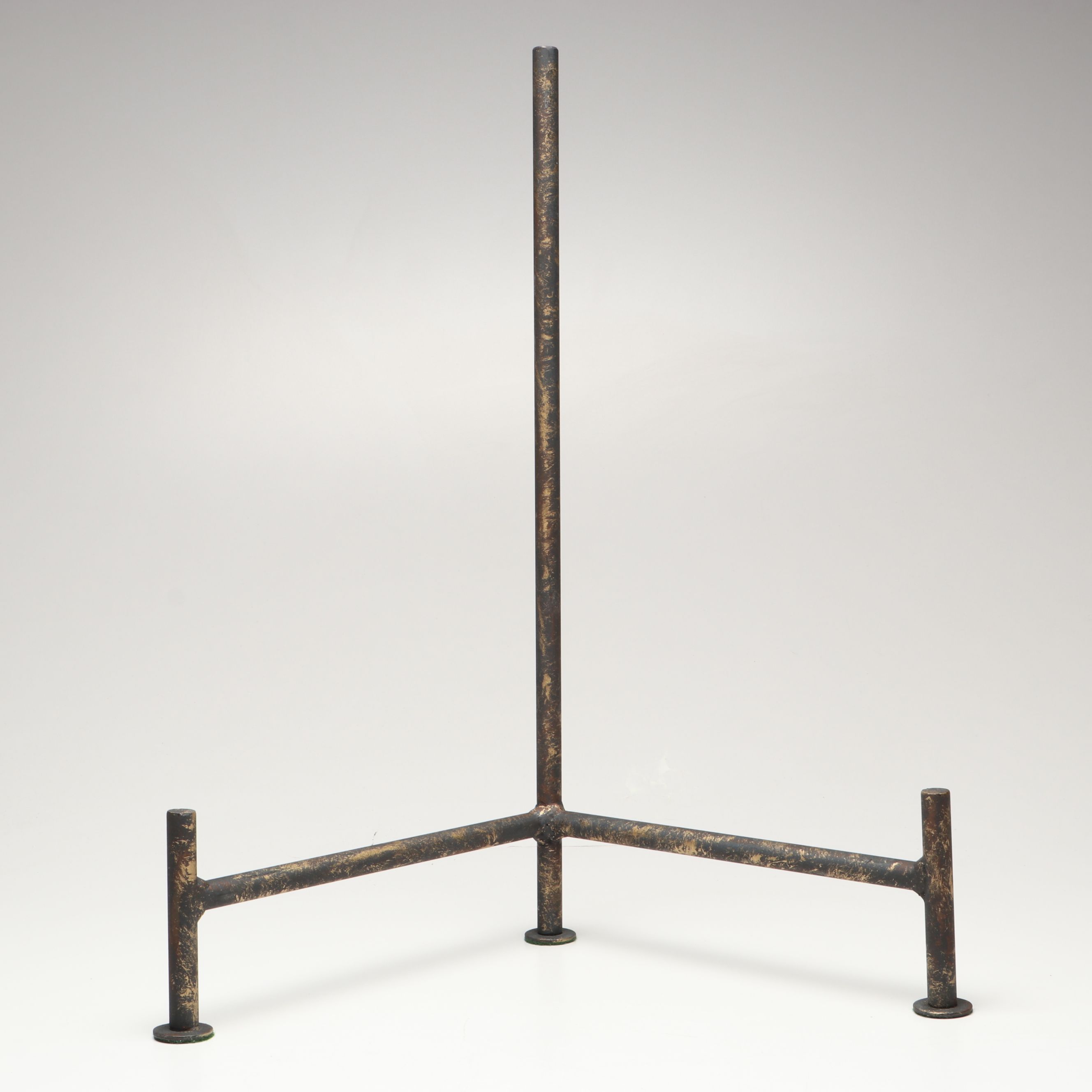 Contemporary Metallic Finish Resin Candle Holders with Lidded Orb and Platter