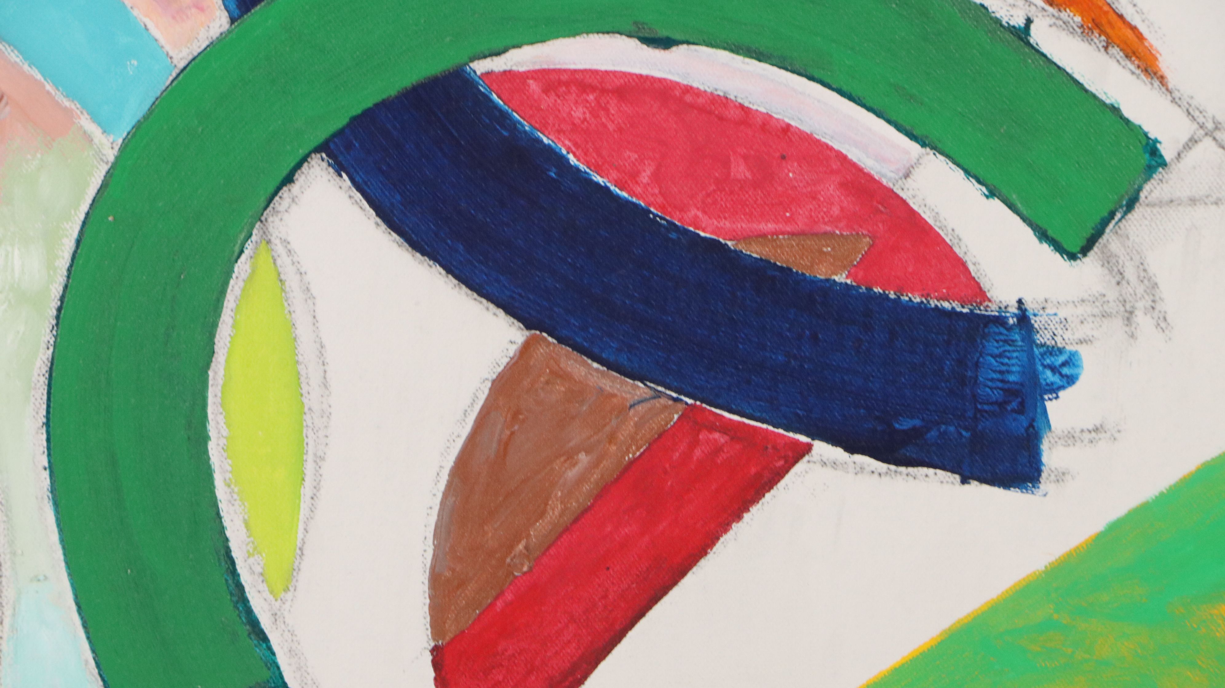 Jack Wolfe Oil on Canvas "Hampshire Triptych," 1981