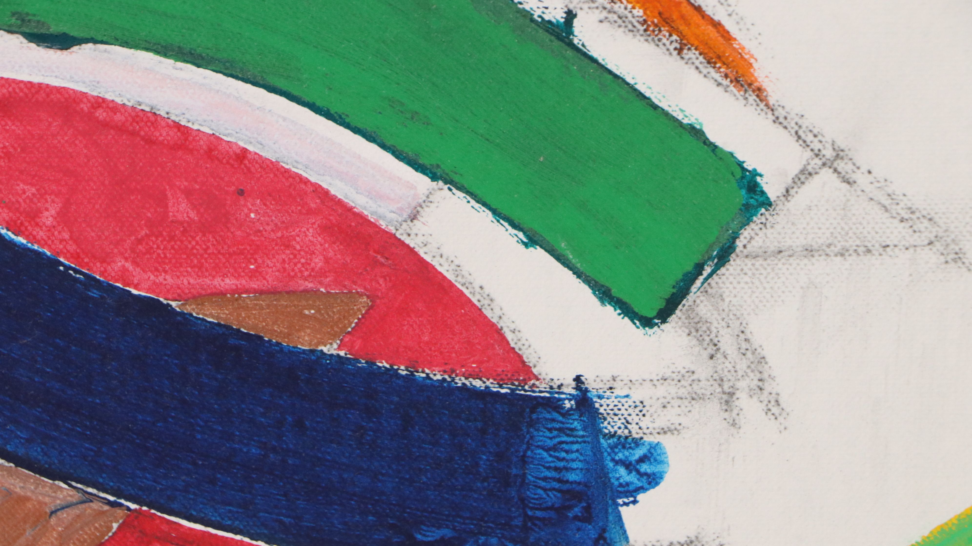 Jack Wolfe Oil on Canvas "Hampshire Triptych," 1981