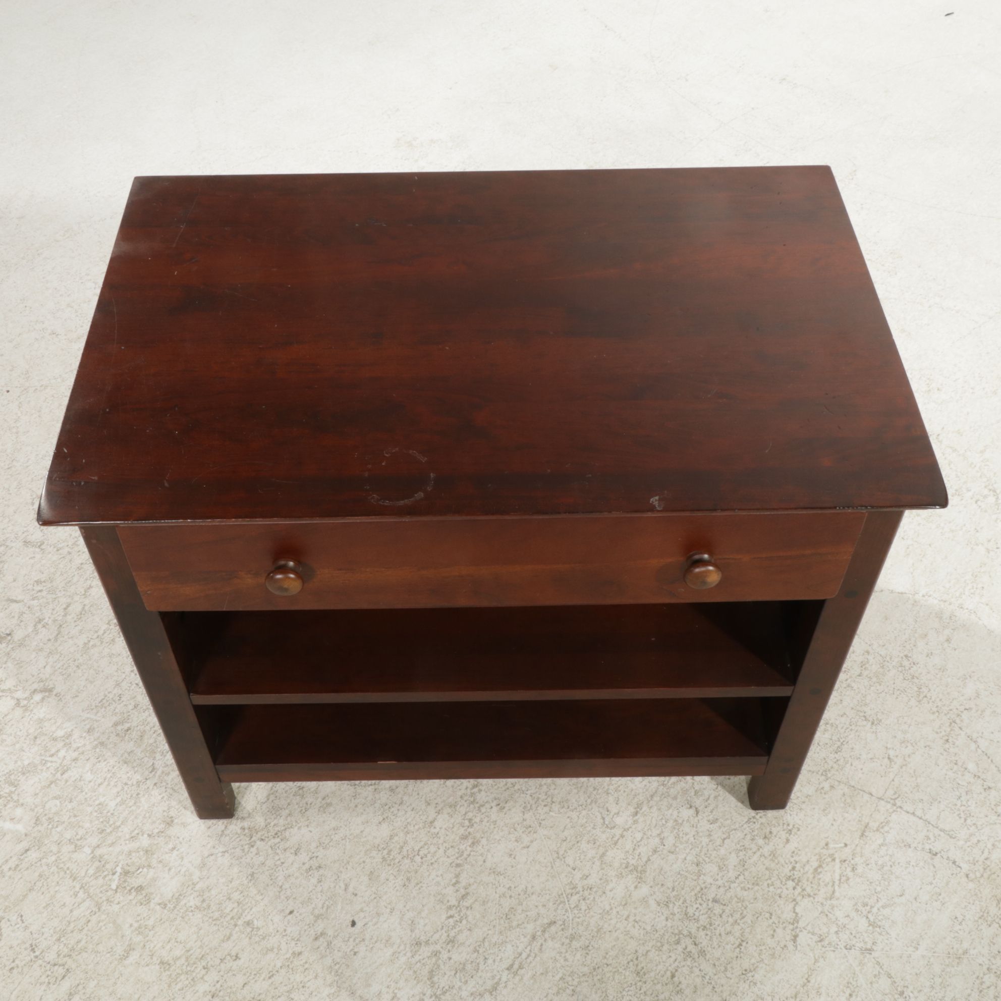 Cherry Media Table, Late 20th to 21st Century