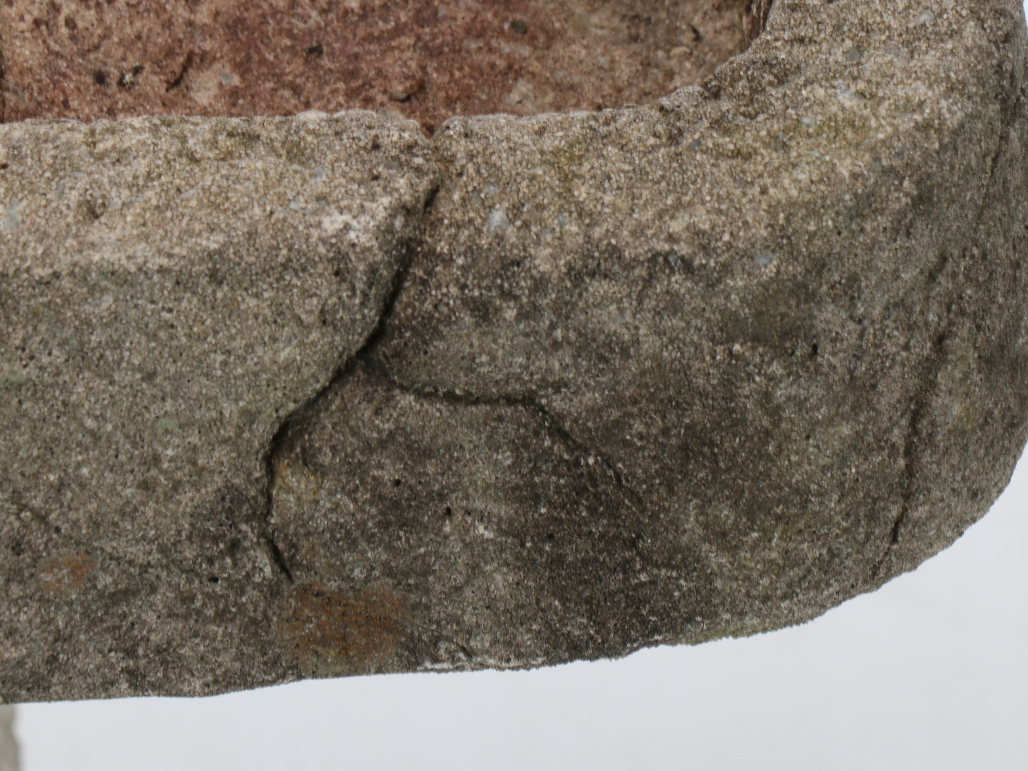 "The Berripatch" Stone Birdbath with Stand, 1997