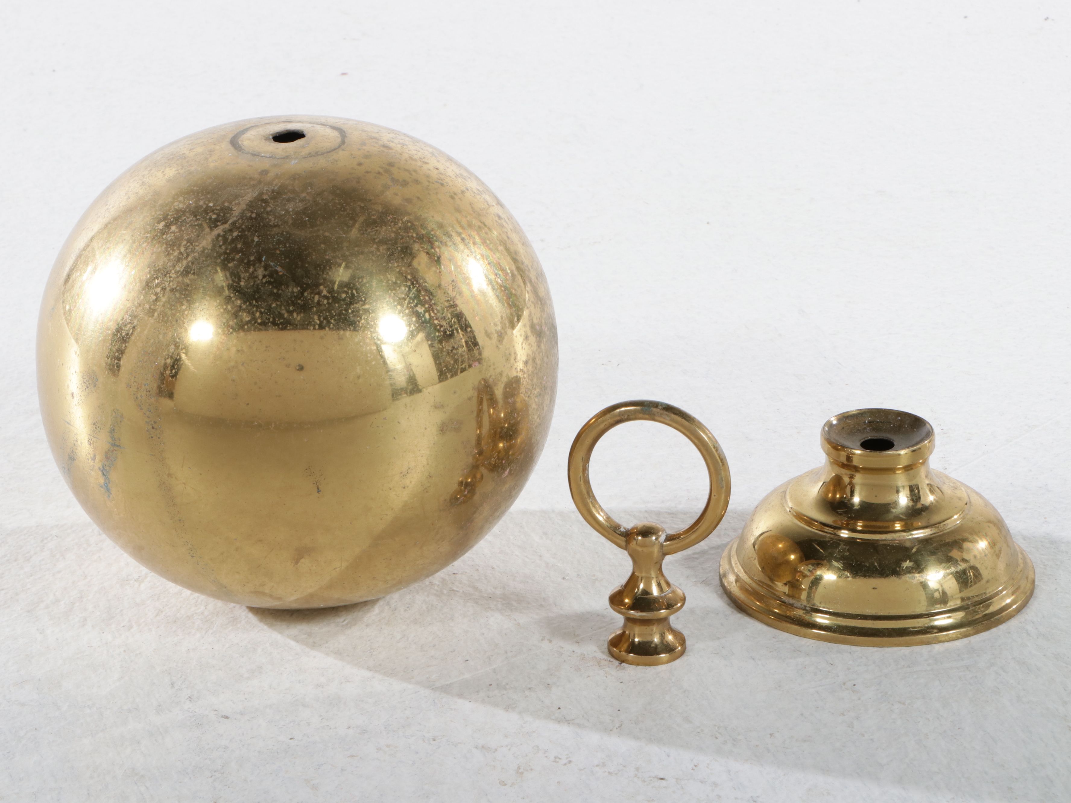 Dutch Baroque Brass Three-Tier Chandelier, 20th Century