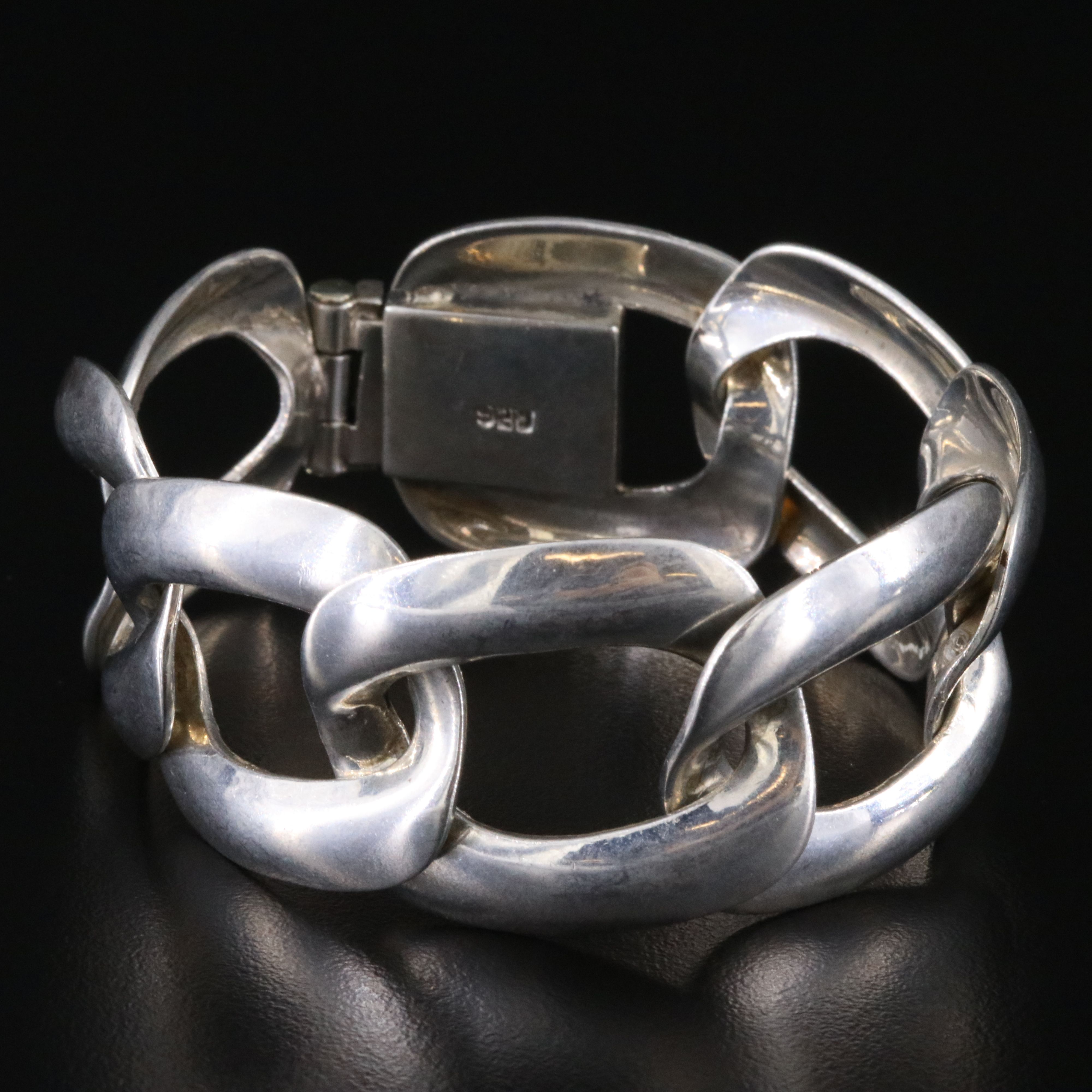 Sterling Curb Chain Bracelet
