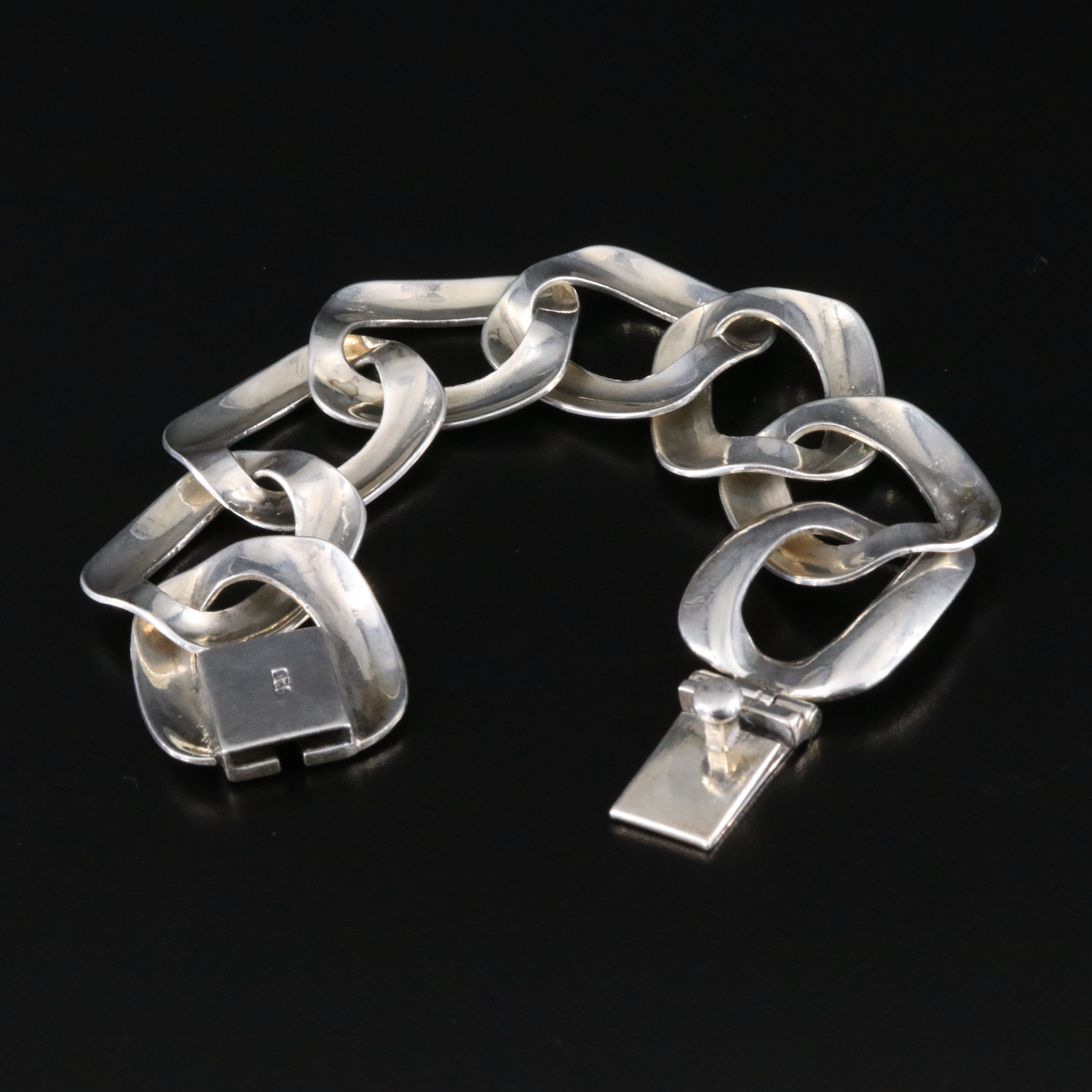 Sterling Curb Chain Bracelet