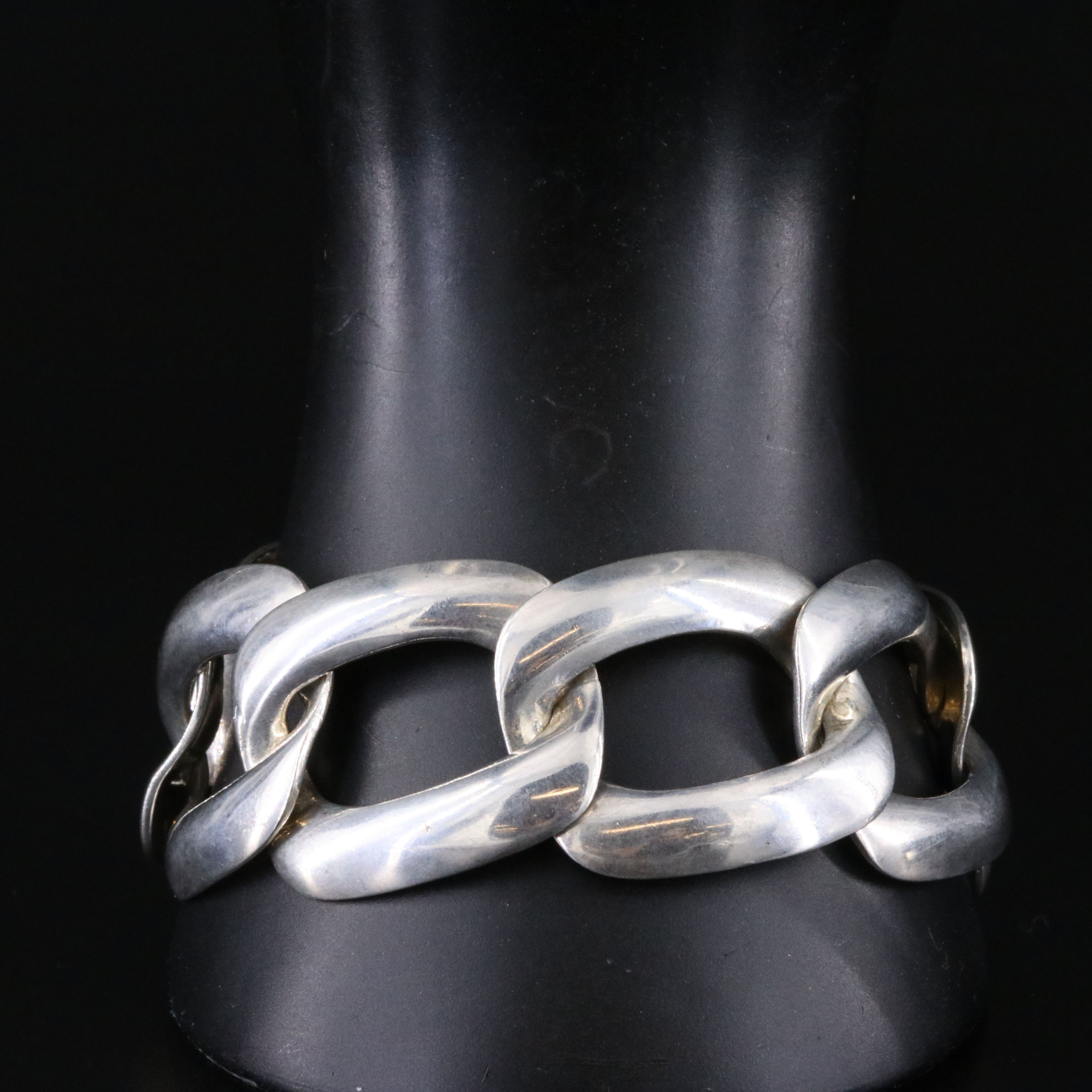 Sterling Curb Chain Bracelet