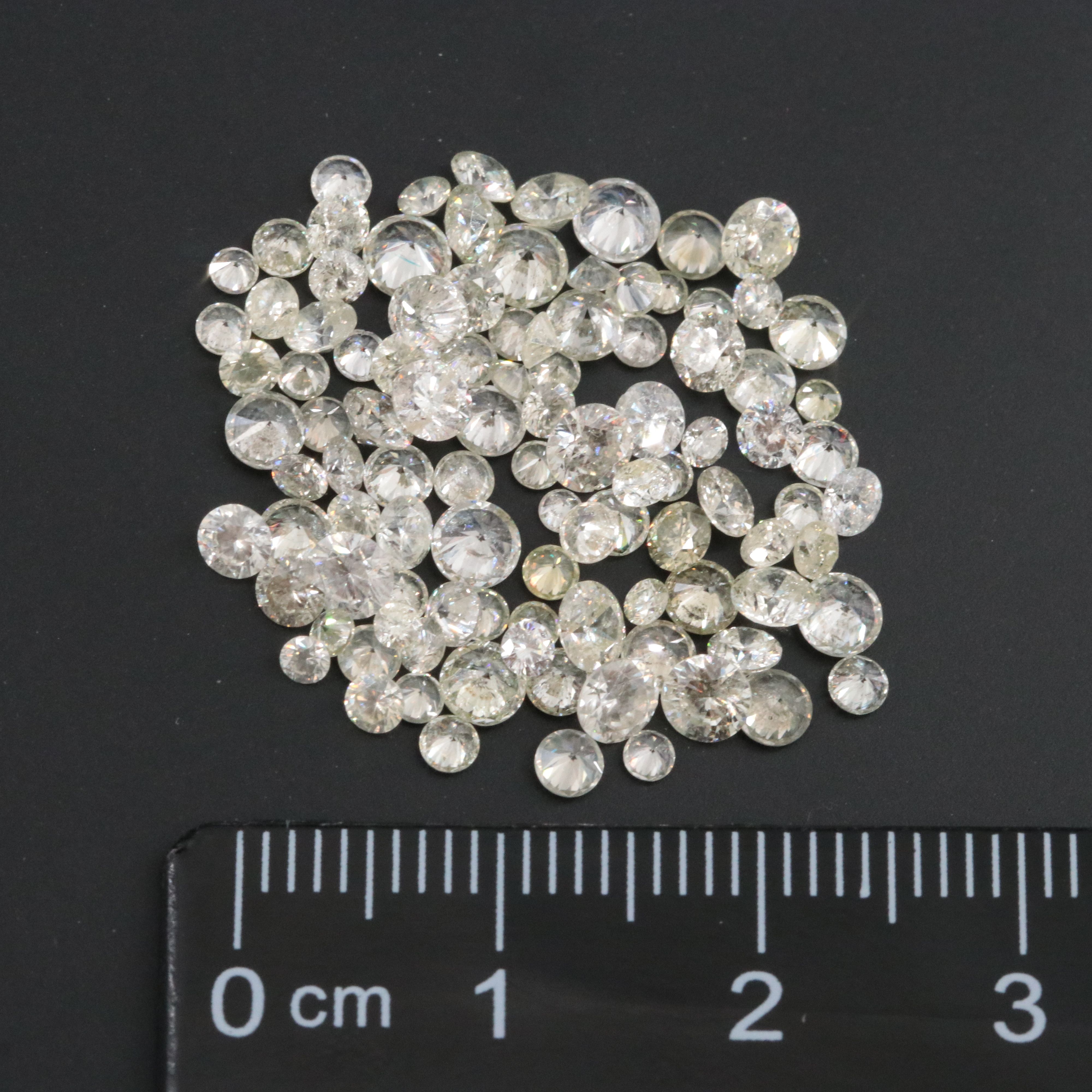 Loose 8.29 CTW Diamond Lot Including Fancy Color