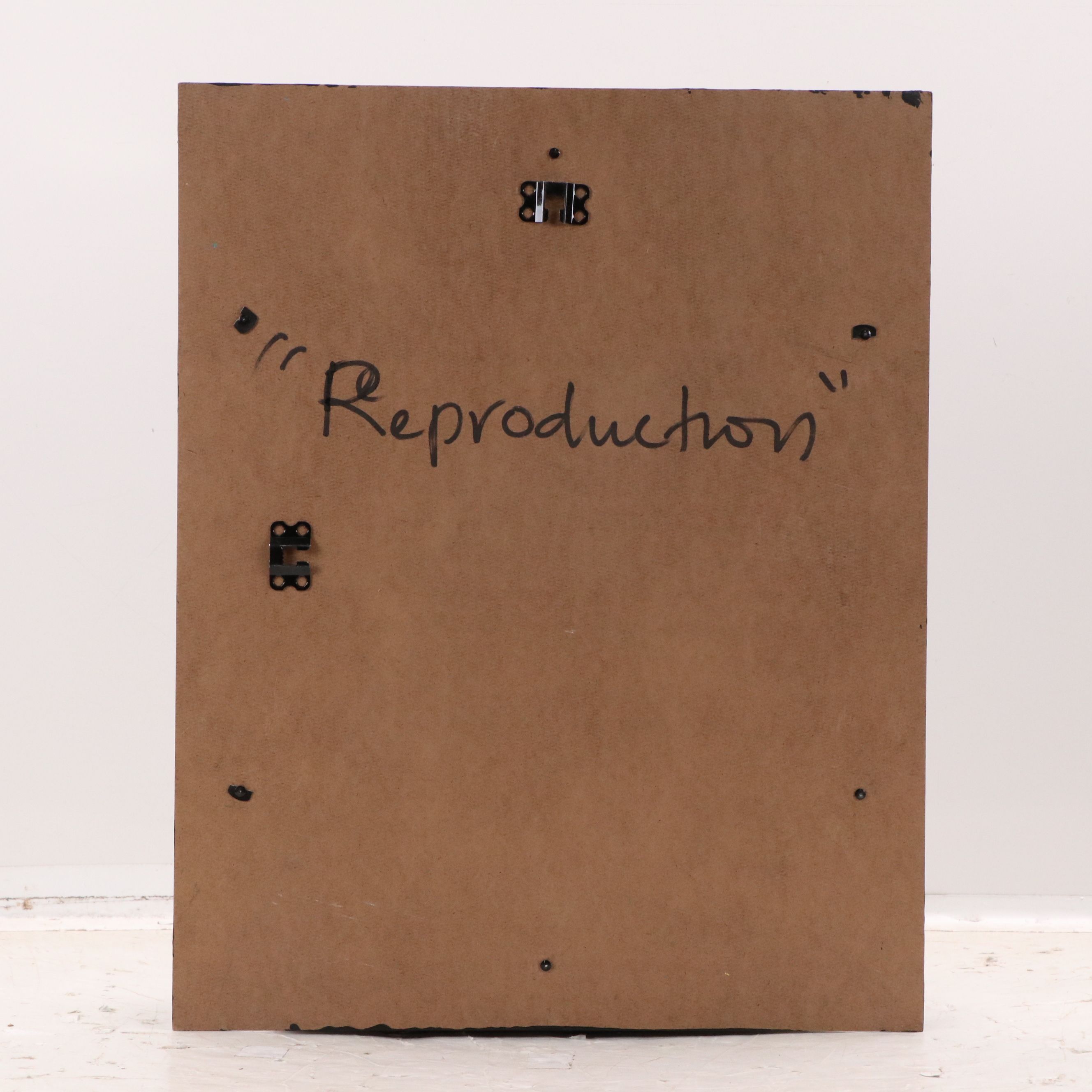 Abiola Idowu Stylized Acrylic Painting "Reproduction," 21st Century