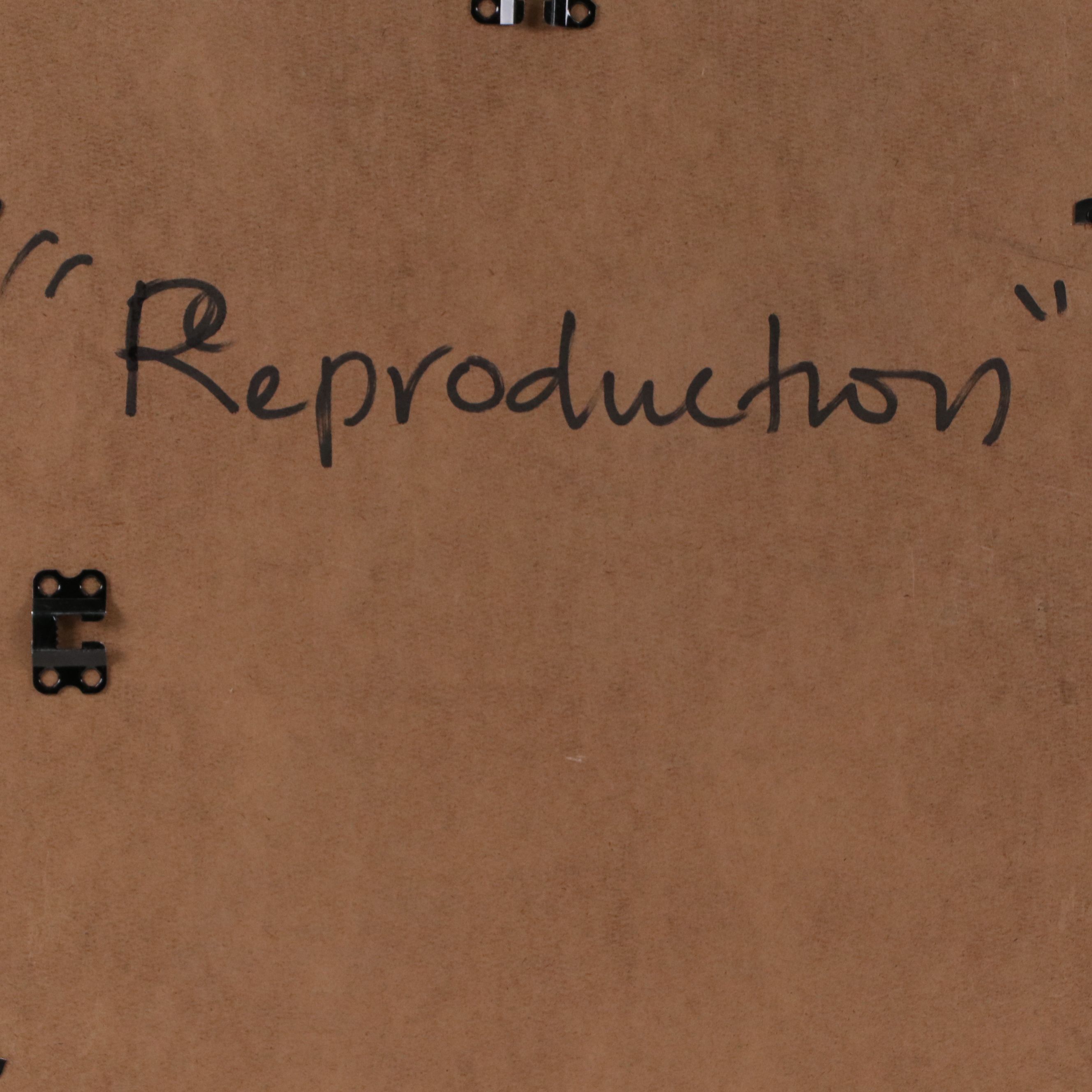 Abiola Idowu Stylized Acrylic Painting "Reproduction," 21st Century