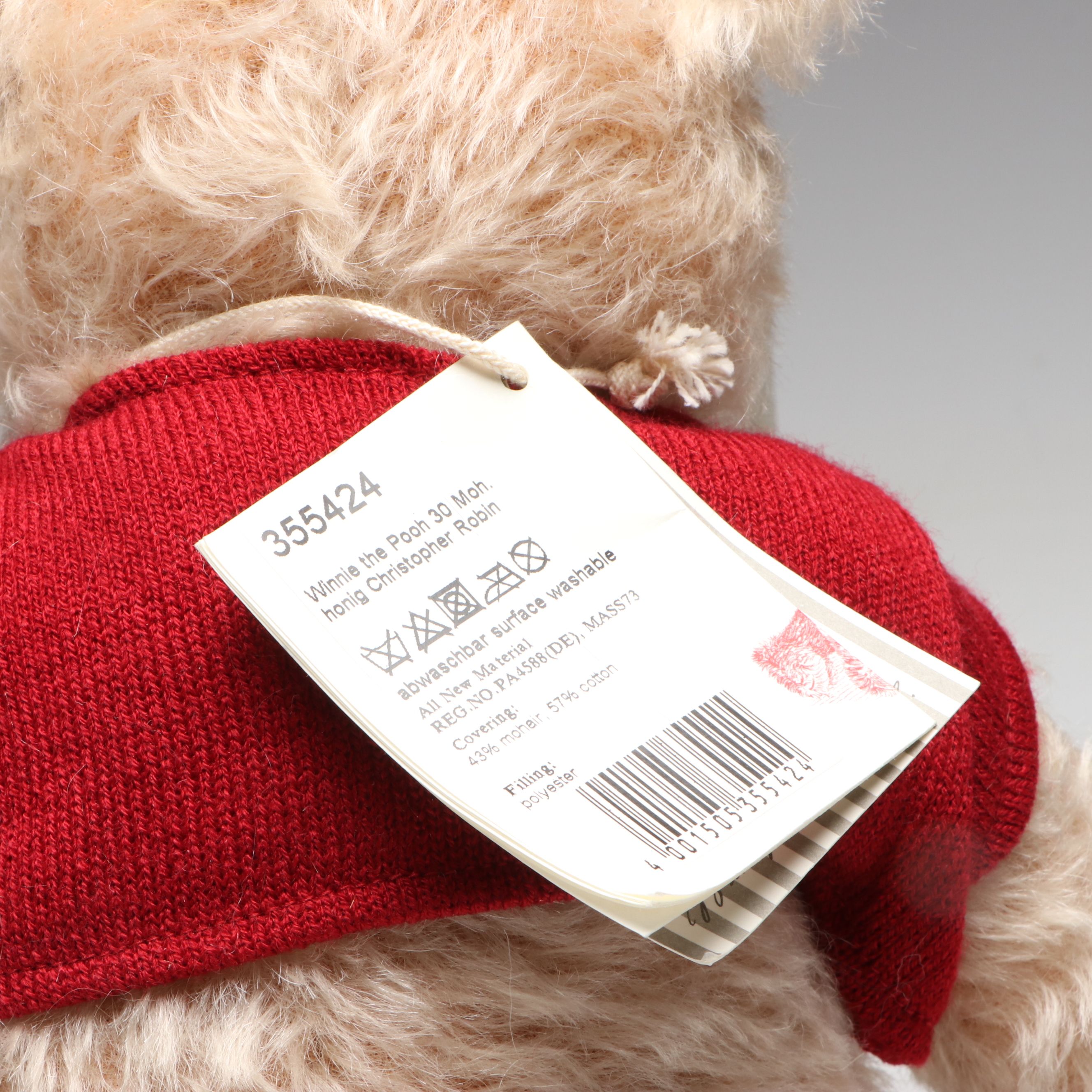 Steiff Jointed Winnie-the-Pooh and Other Mohair Teddy Bear