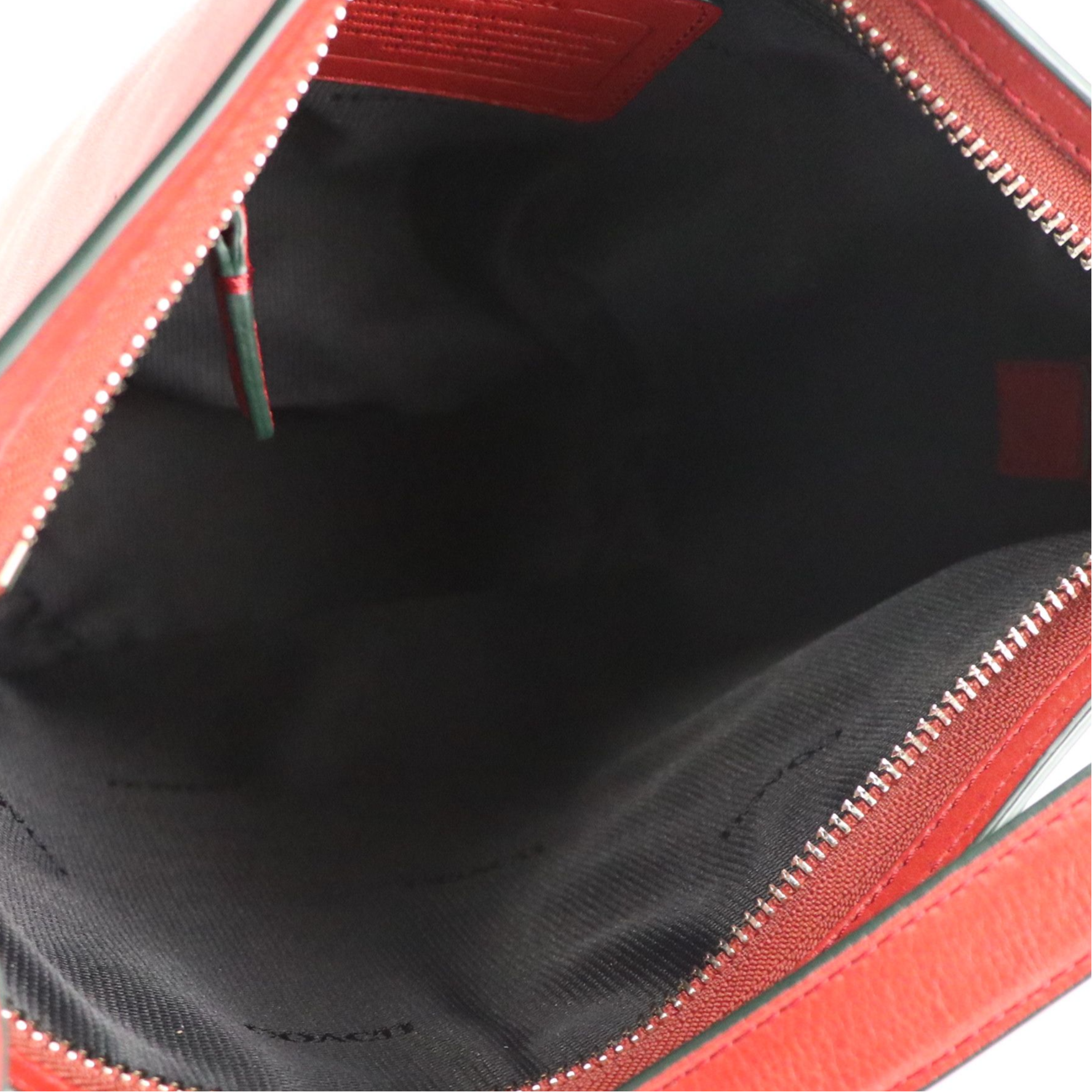 Coach Bleecker Mini Bucket Duffel Bag in Red Grained Leather