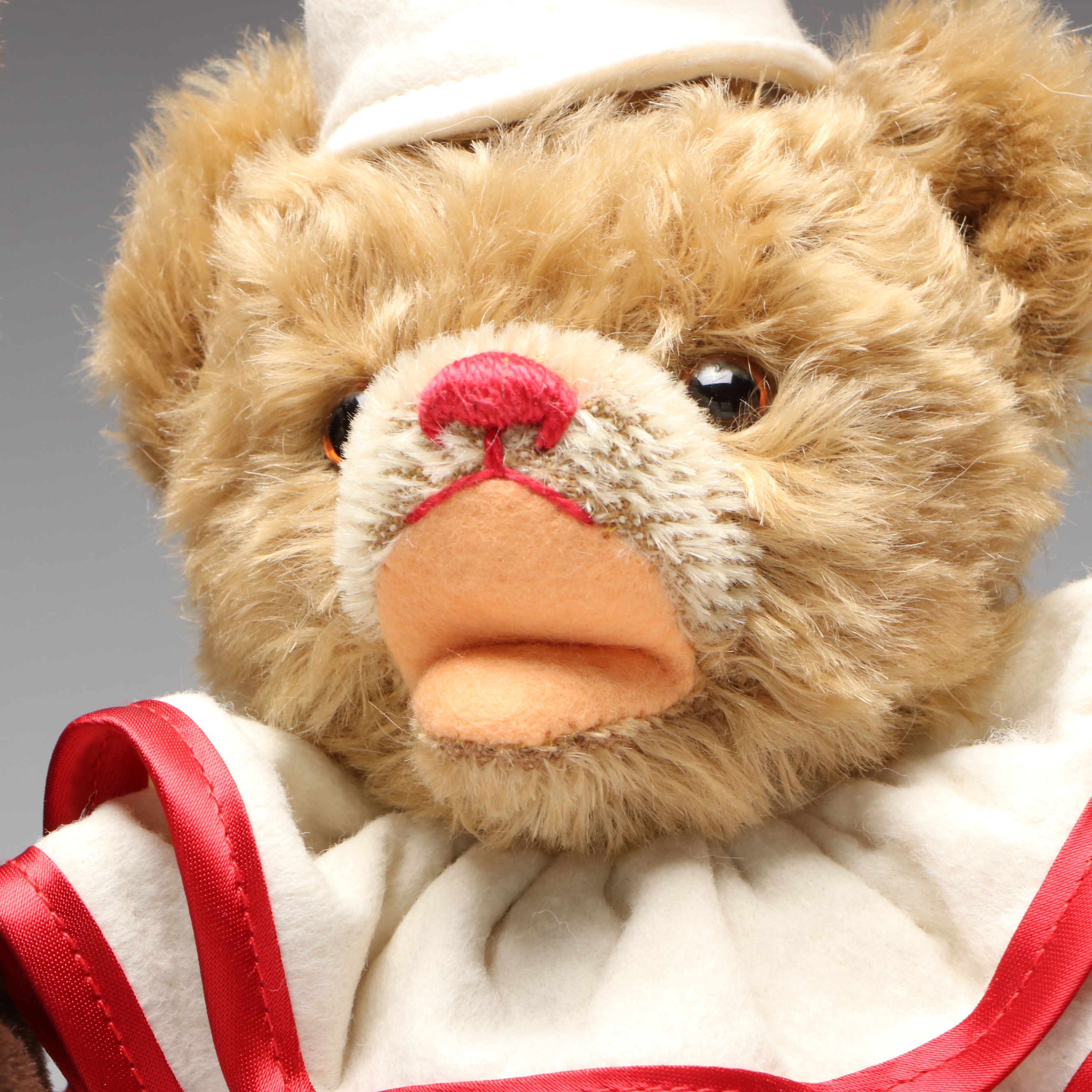 Hermann Wind-Up Special Edition Clown Teddy with Steiff "Moritz" Panda Bear