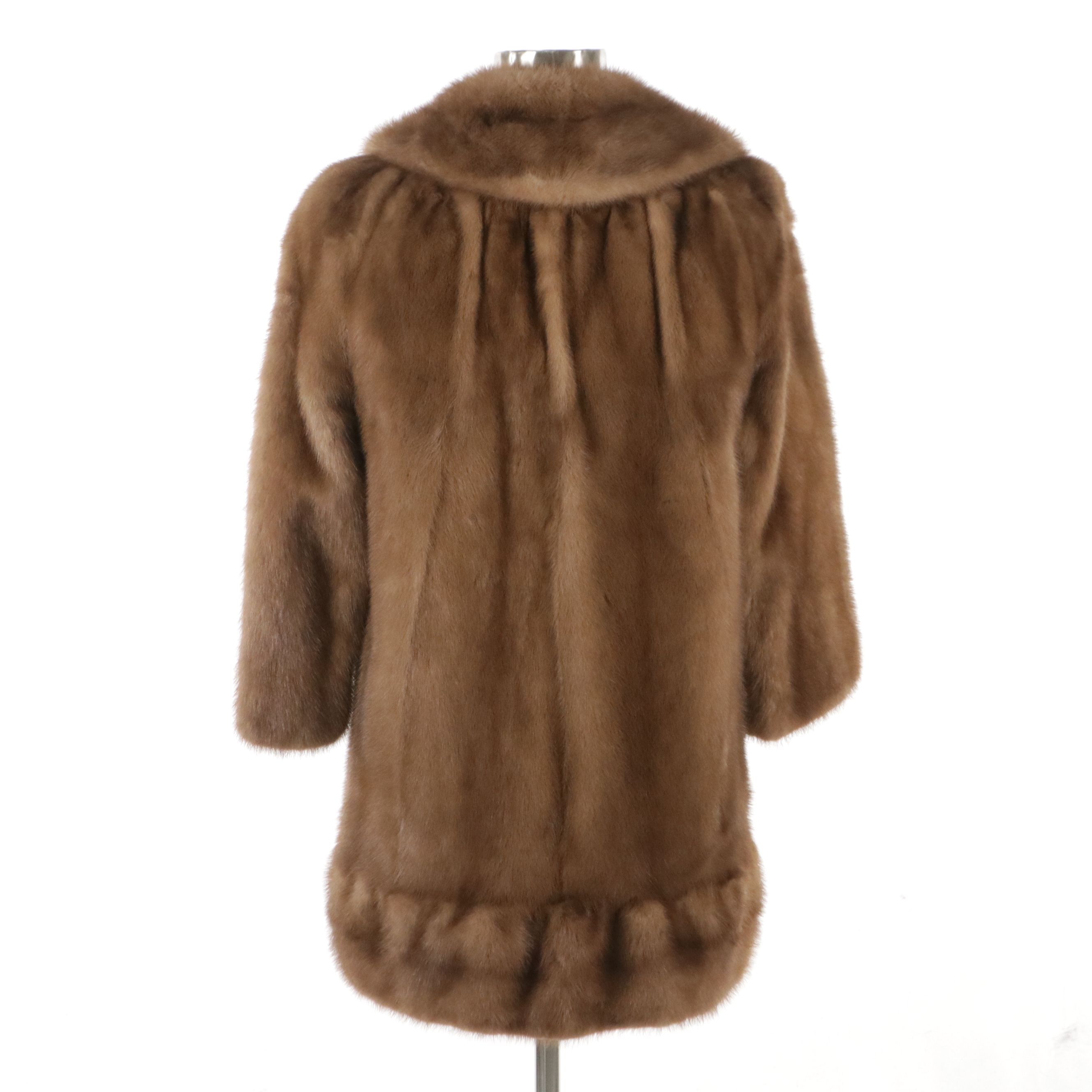Pastel Mink Fur Stroller Coat from Capwell's California