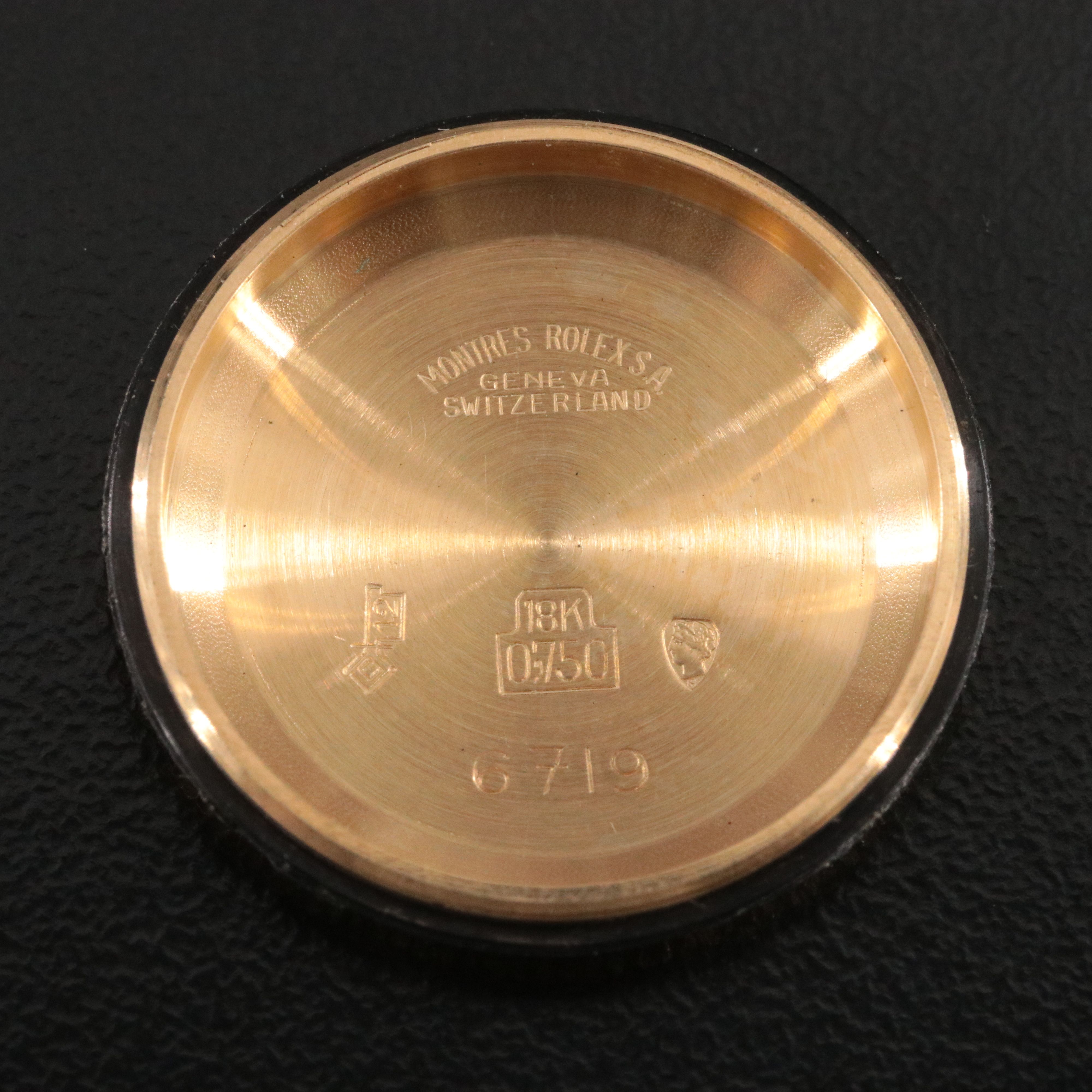 1971 Rolex Oyster Perpetual Sigma Dial 18K Automatic Ref. 6718 Watch