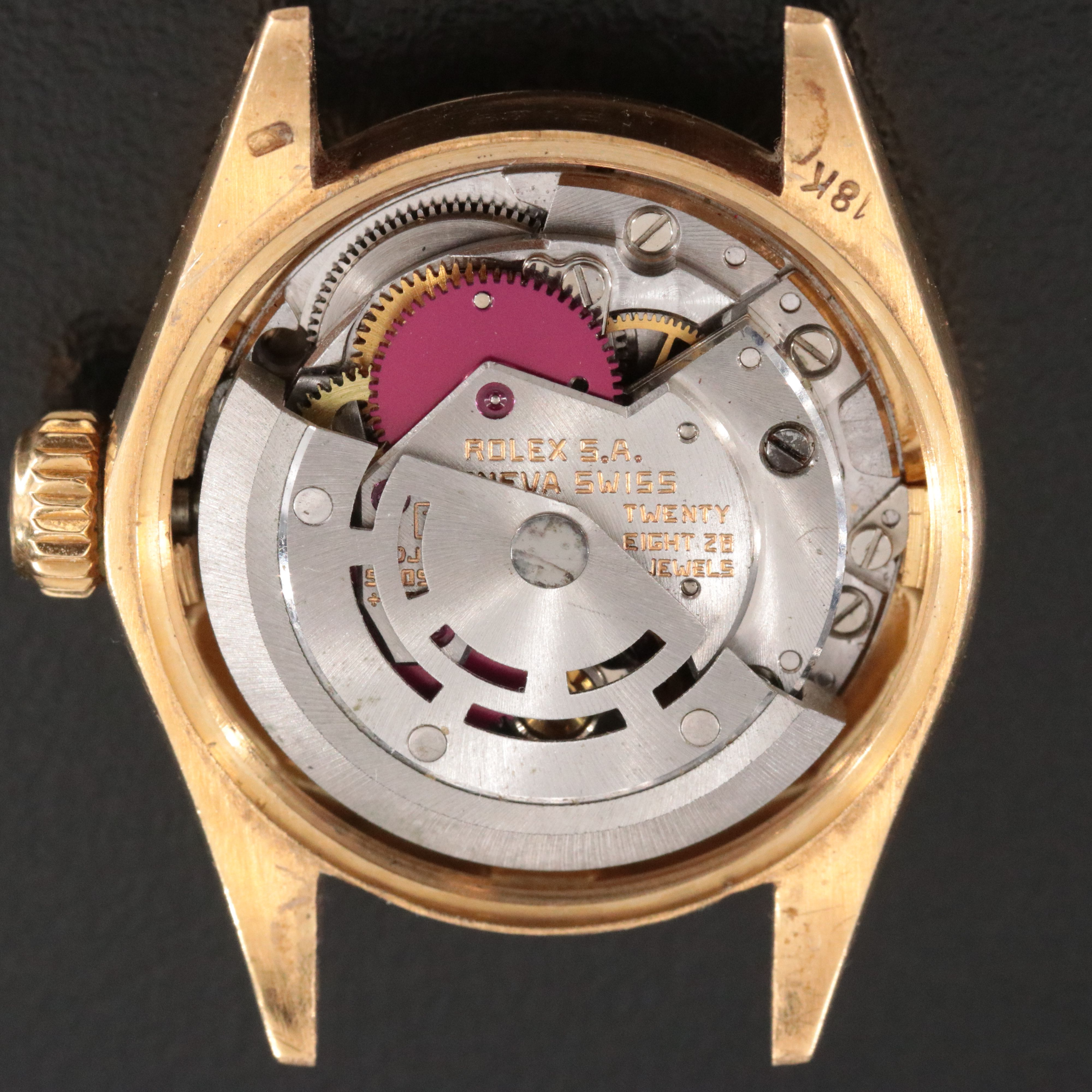 1971 Rolex Oyster Perpetual Sigma Dial 18K Automatic Ref. 6718 Watch