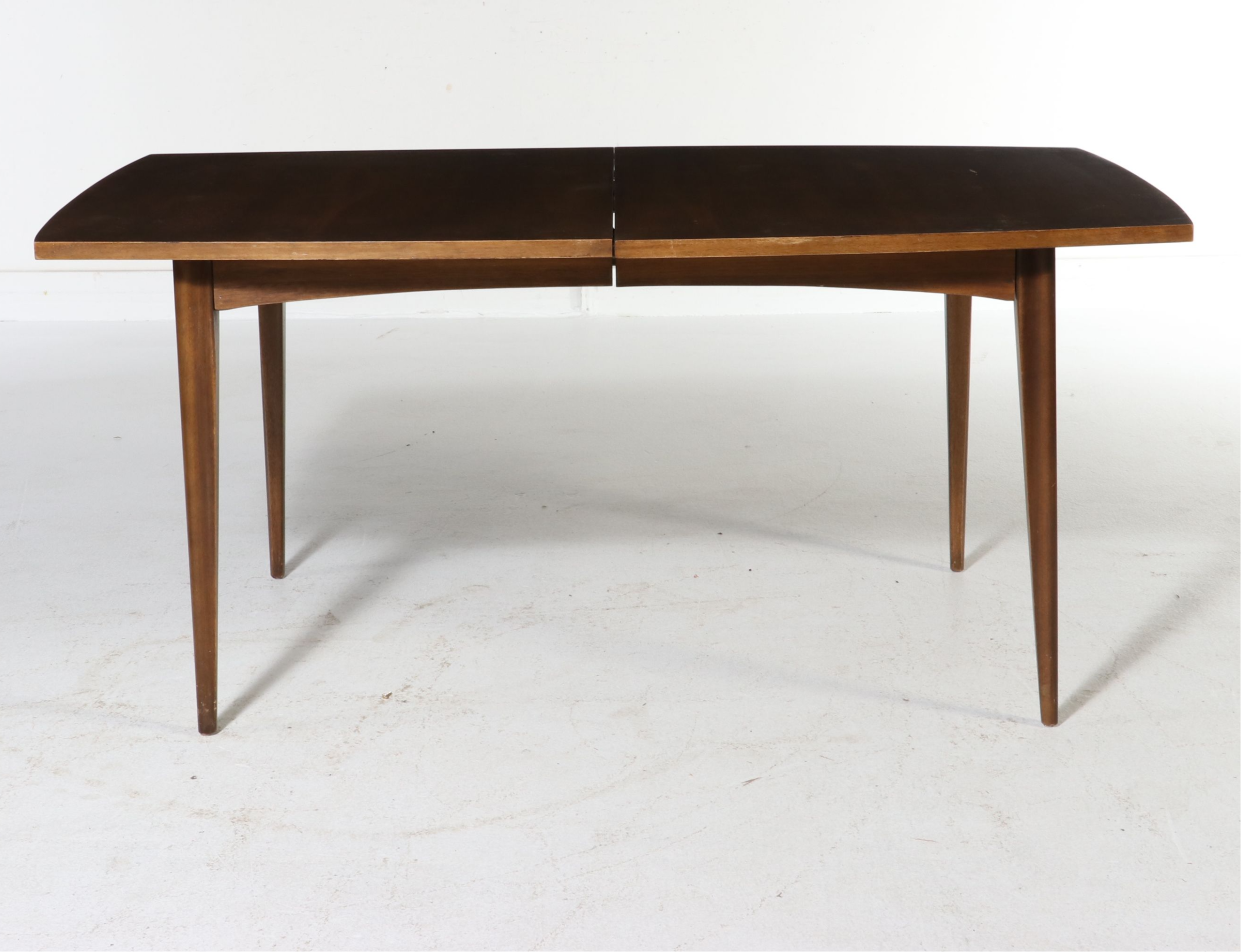 Seven Piece Mid Century Modern Dining Set with Lenoir Chair Company Chairs