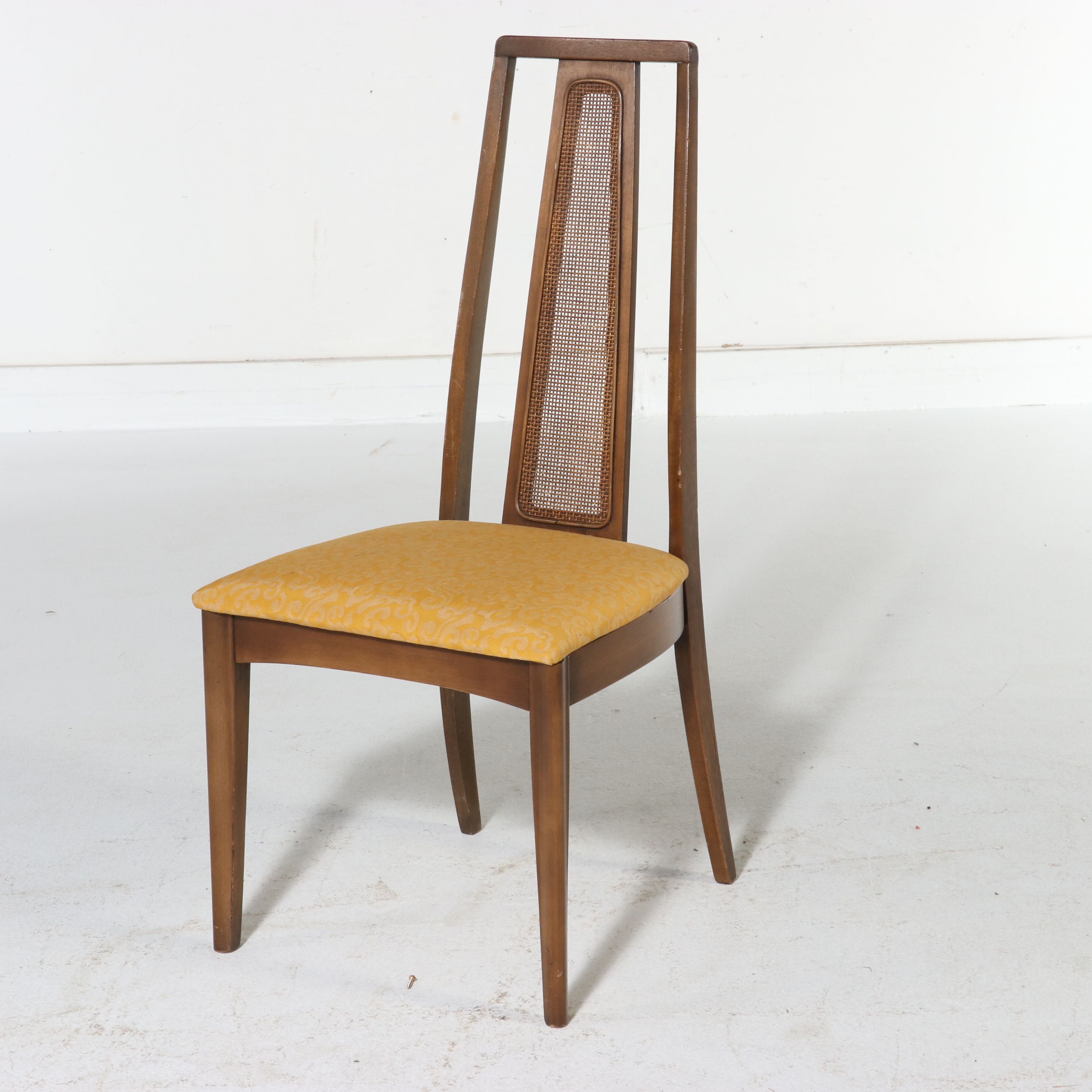 Seven Piece Mid Century Modern Dining Set with Lenoir Chair Company Chairs