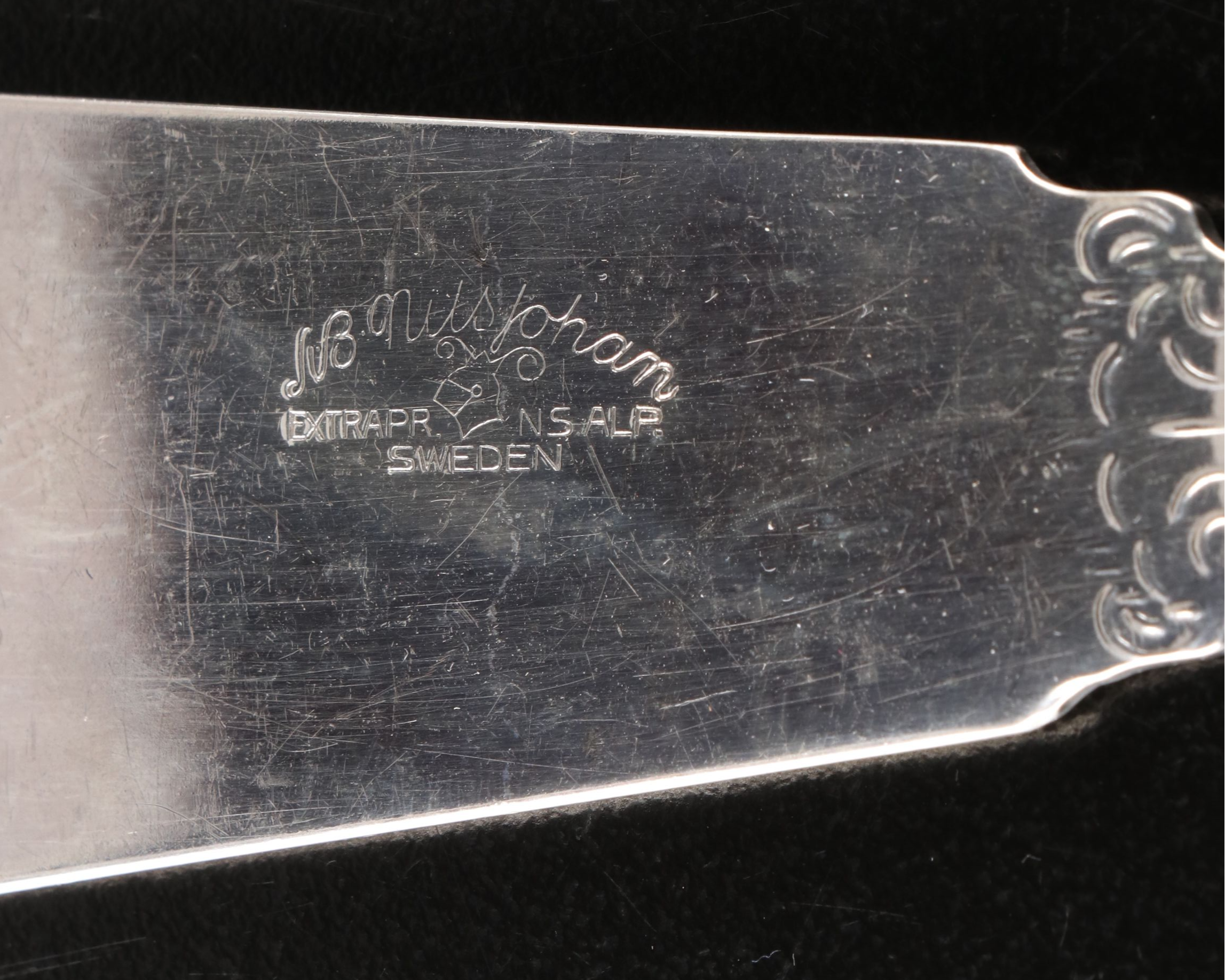 Gorham Coin and Swedish 800 Silver Table Spoons with Silver Plate Serveware