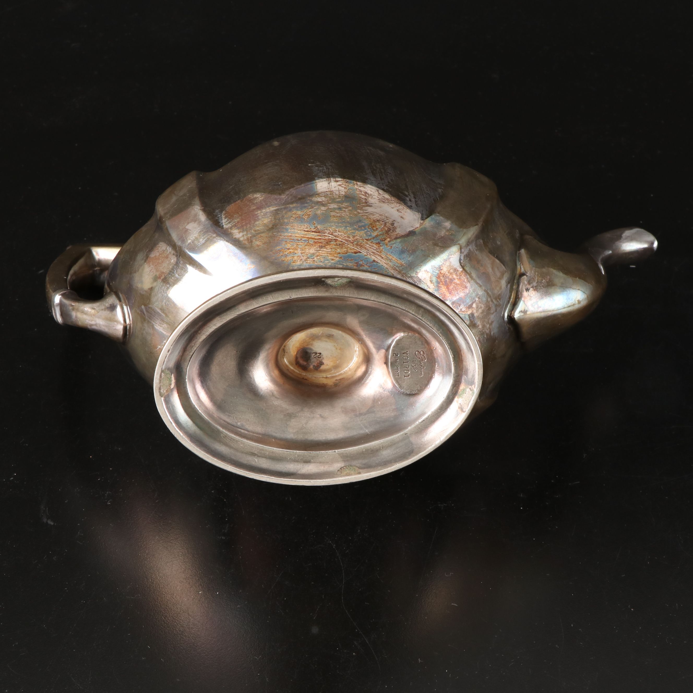 Gorham Coin and Swedish 800 Silver Table Spoons with Silver Plate Serveware