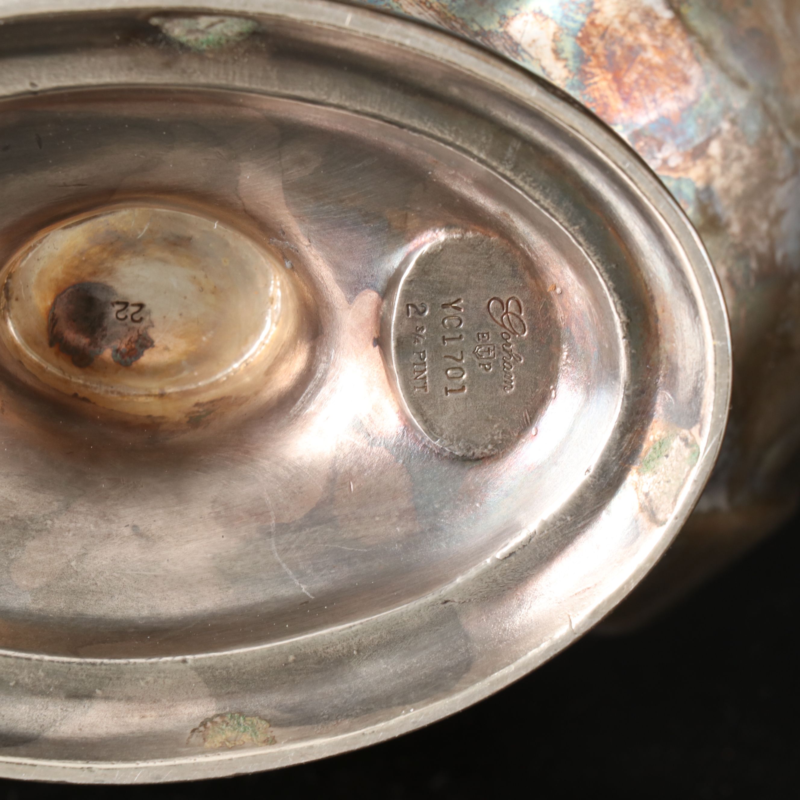 Gorham Coin and Swedish 800 Silver Table Spoons with Silver Plate Serveware