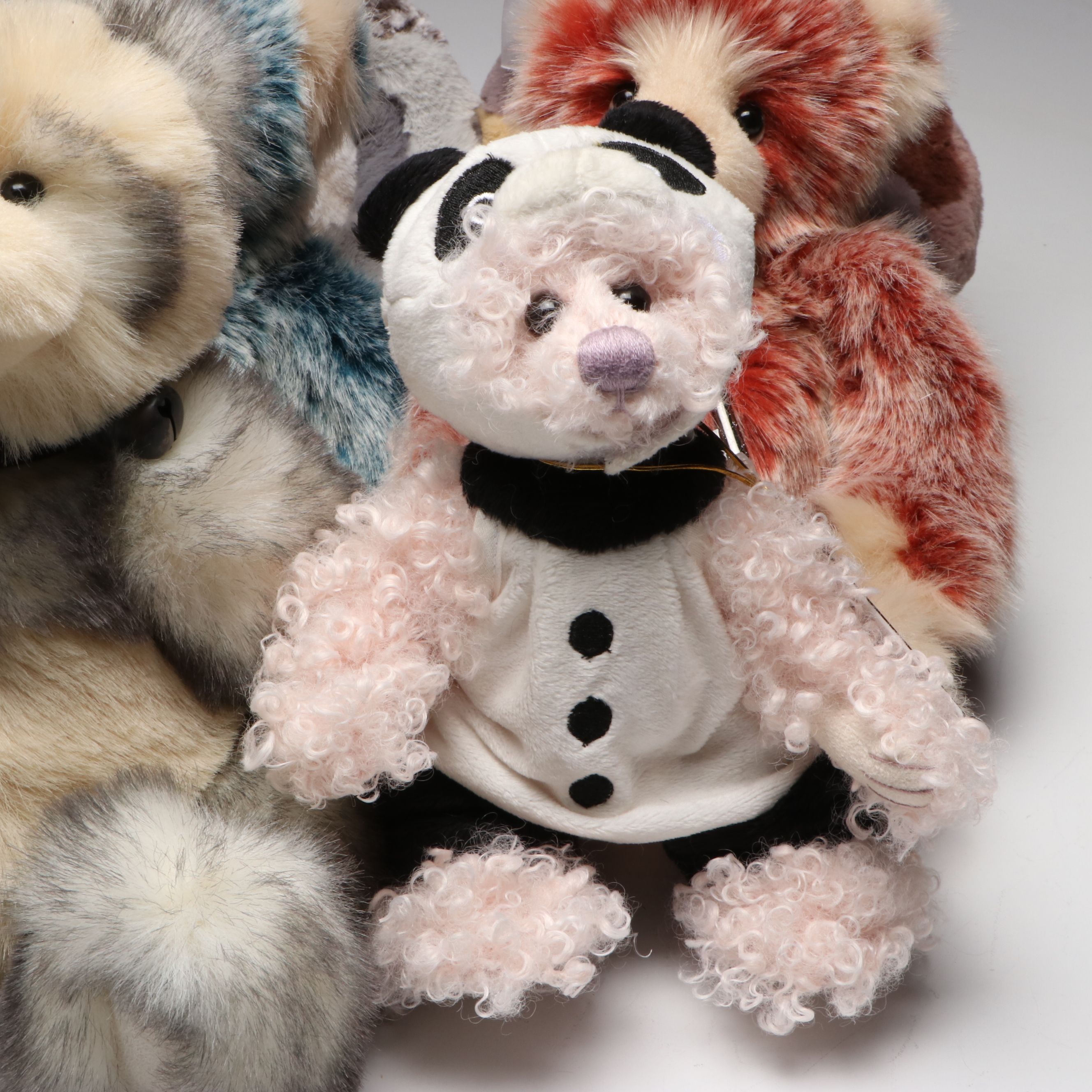 Isabelle Lee for Charlie Bears "Balletshoe" Mohair Keyring and Plush Animals