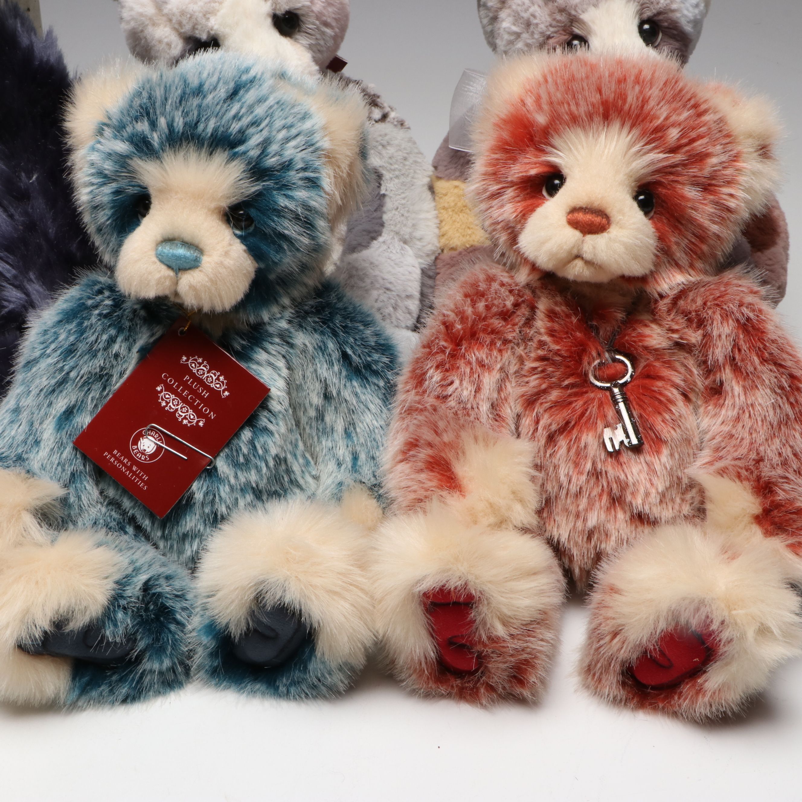 Isabelle Lee for Charlie Bears "Balletshoe" Mohair Keyring and Plush Animals