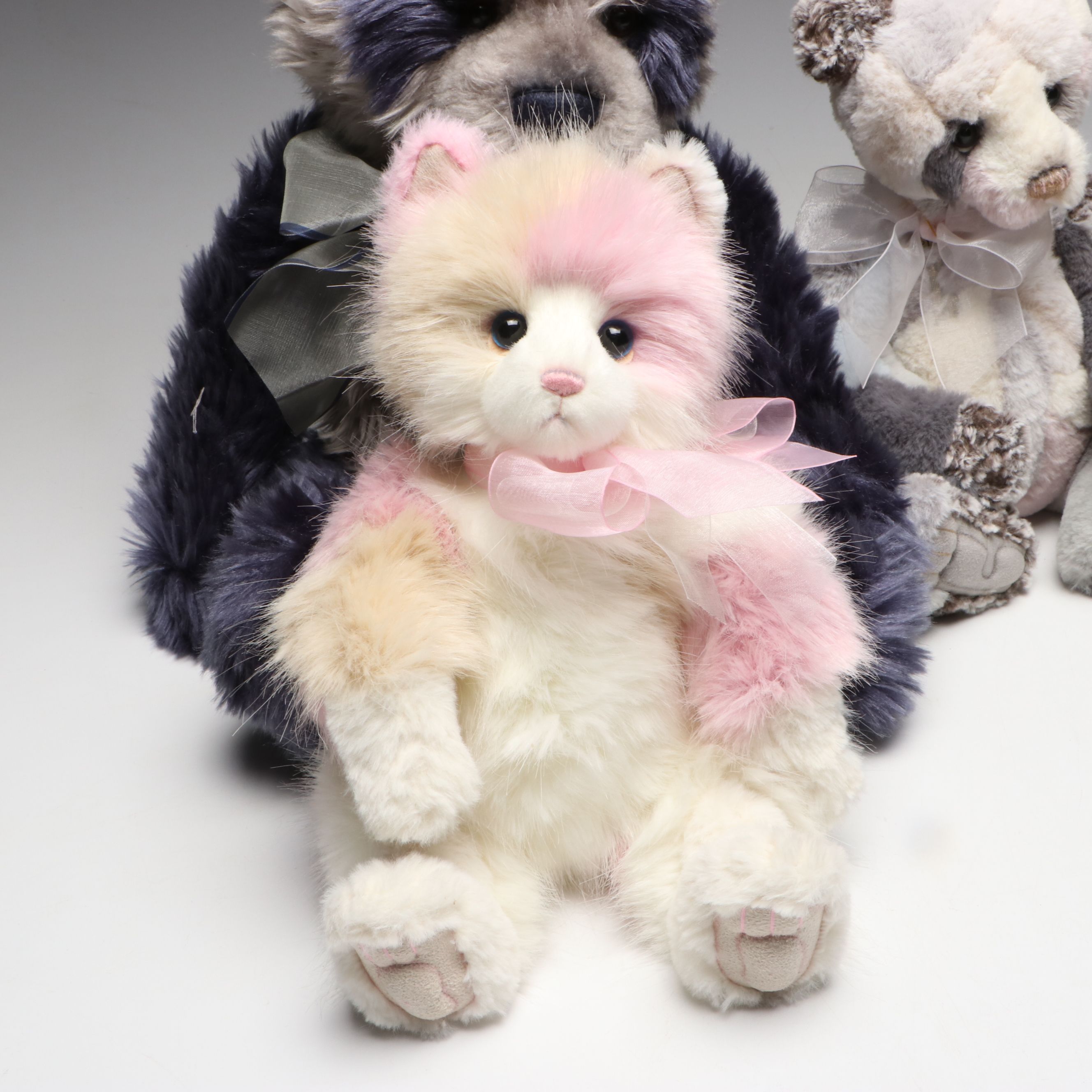 Isabelle Lee for Charlie Bears "Balletshoe" Mohair Keyring and Plush Animals