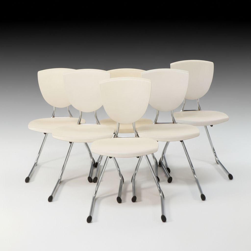 Set of Six KI "Intellect" Cantilever Chairs, 21st Century