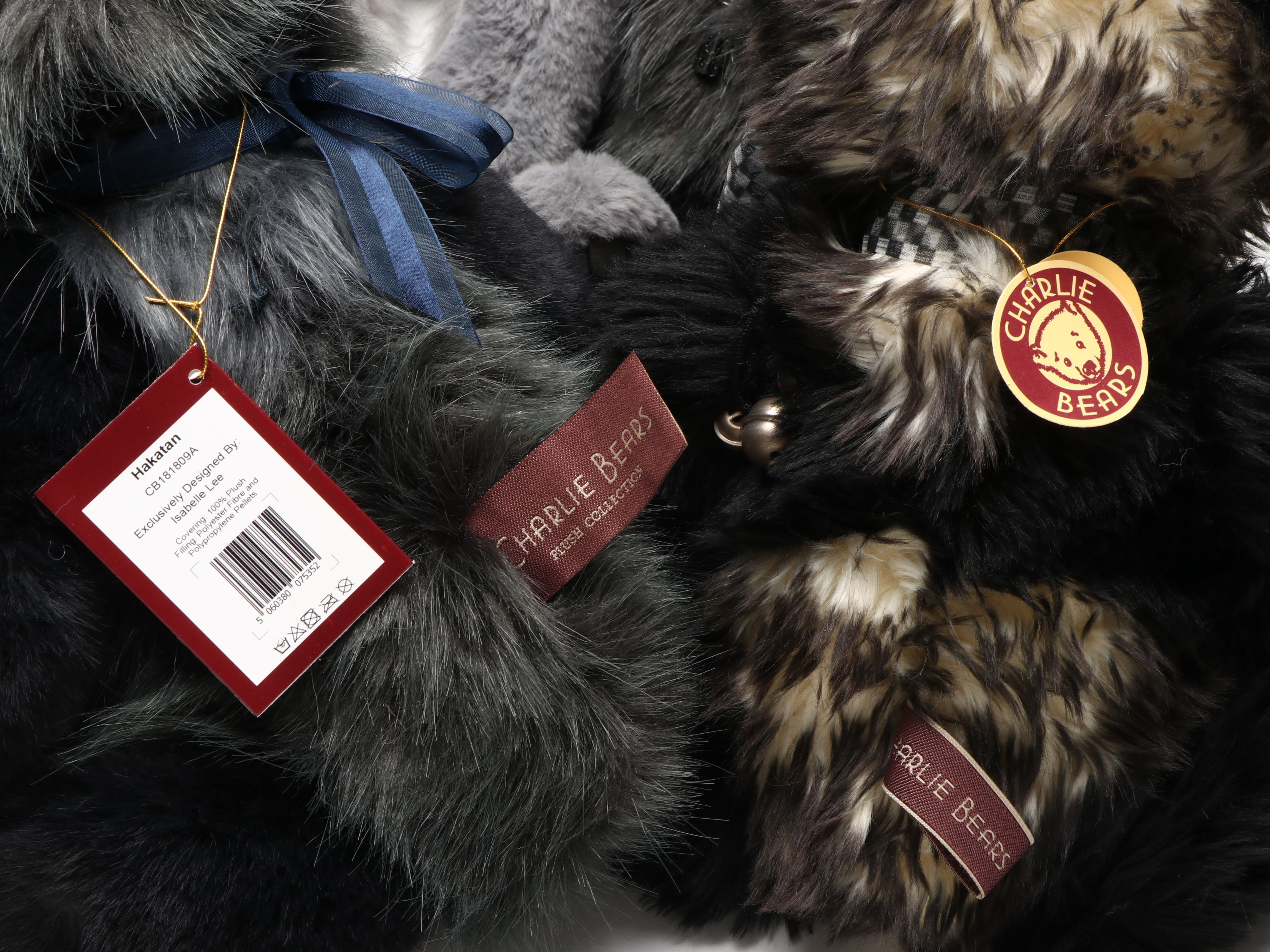 Charlie Bear "Hakatan," "Charlie," "Mish Mash," and More Stuffed Animals