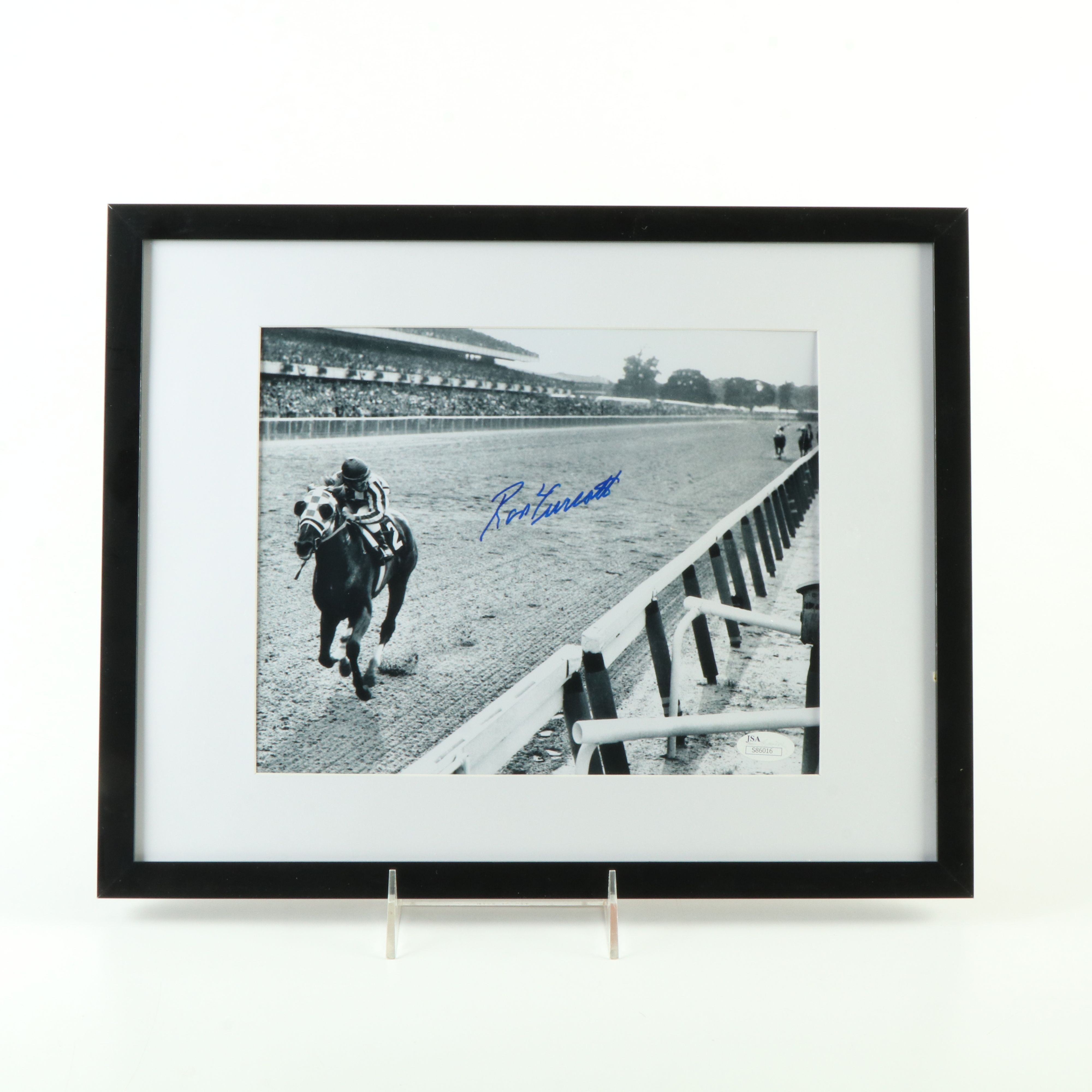 Ron Turcotte Signed Print Featuring Secretariat, JSA