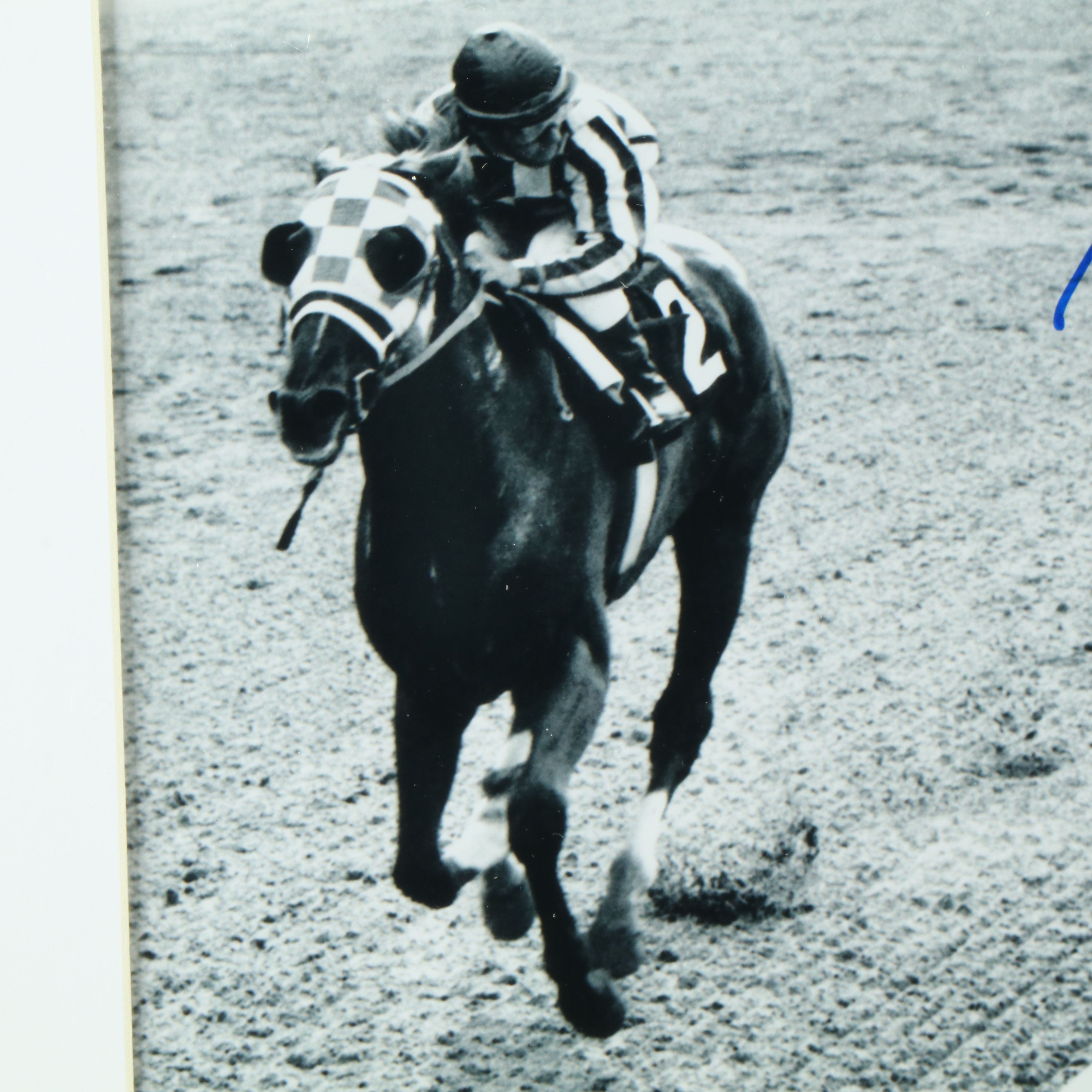 Ron Turcotte Signed Print Featuring Secretariat, JSA
