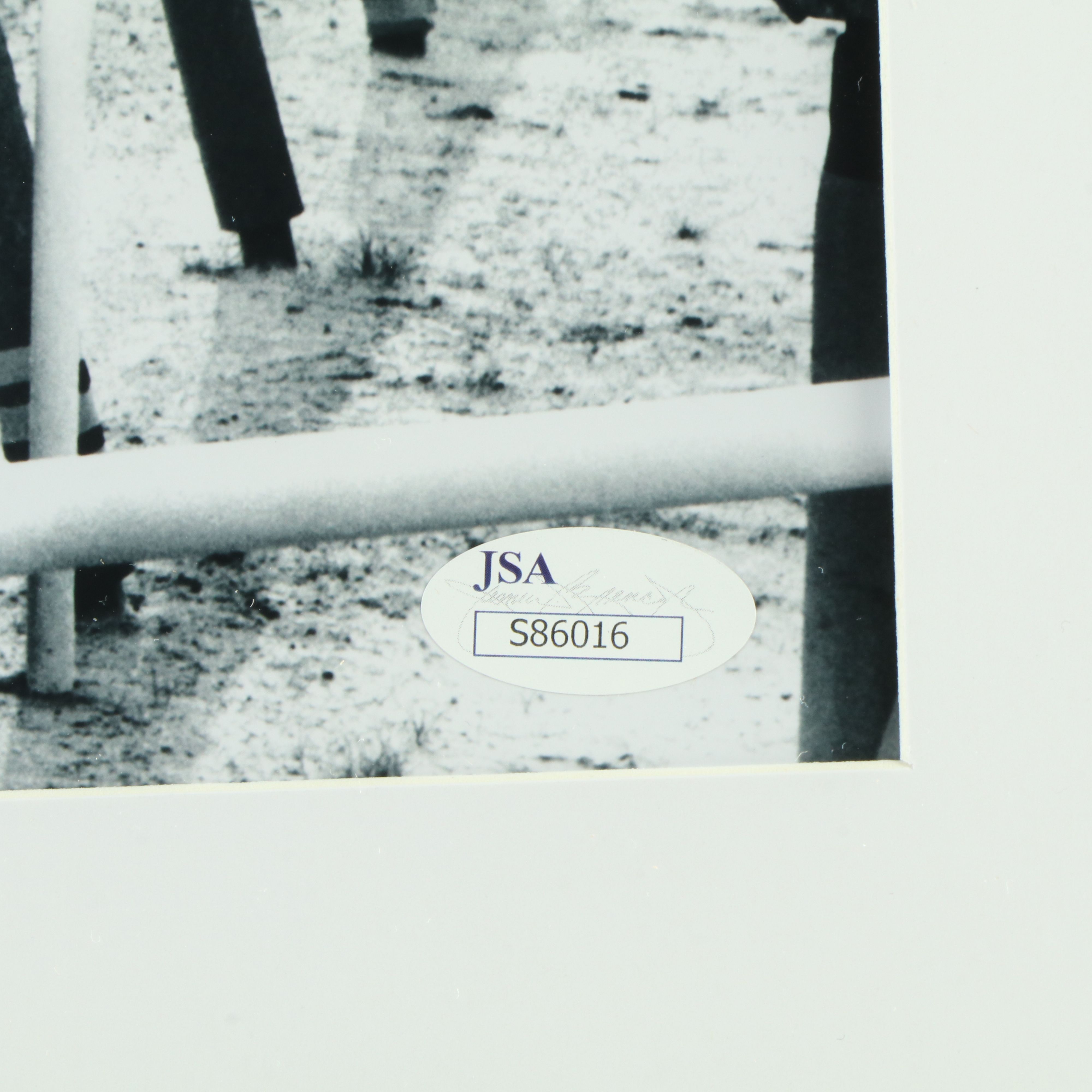 Ron Turcotte Signed Print Featuring Secretariat, JSA