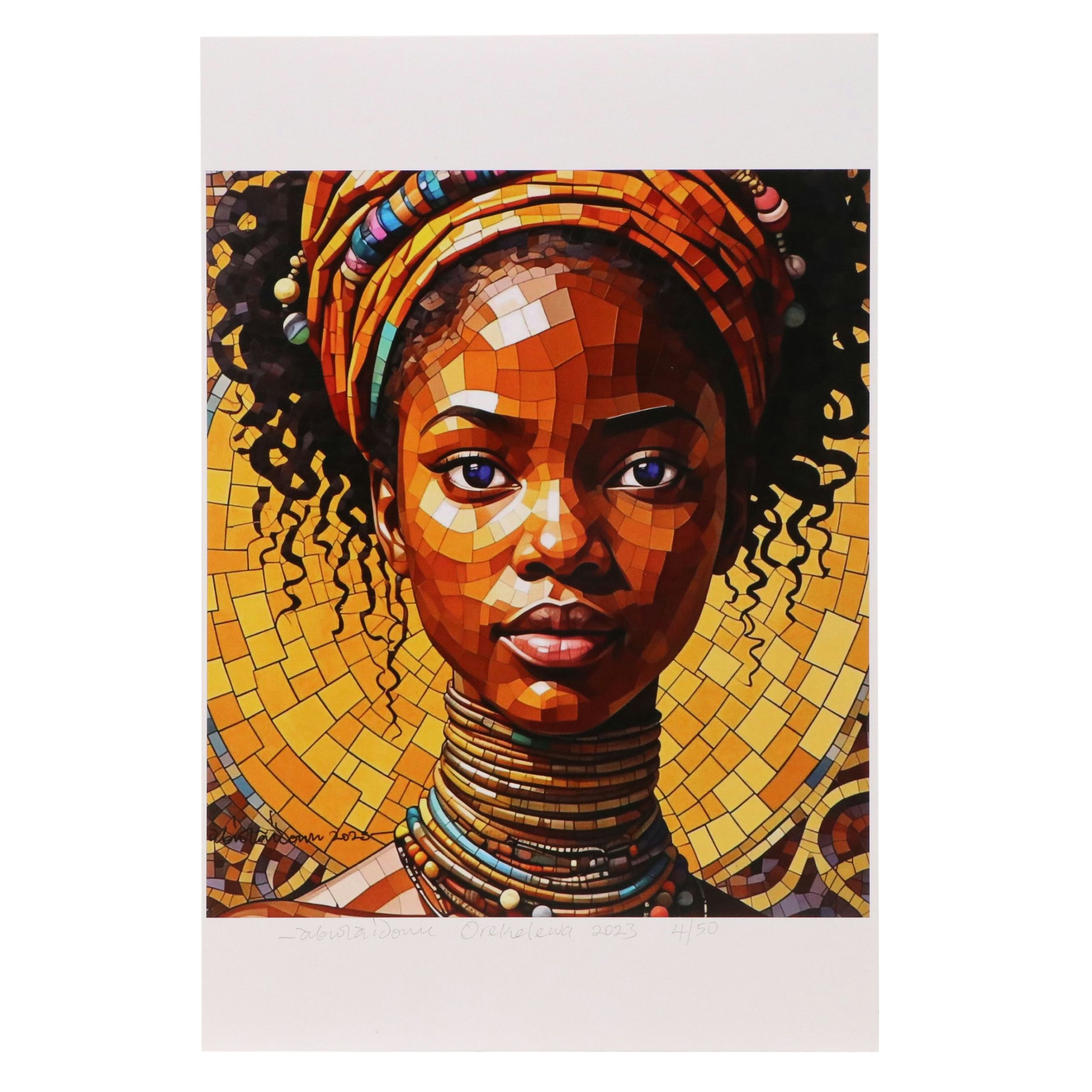 Abiola Idowu Digital Print "Orekelawa," 2023