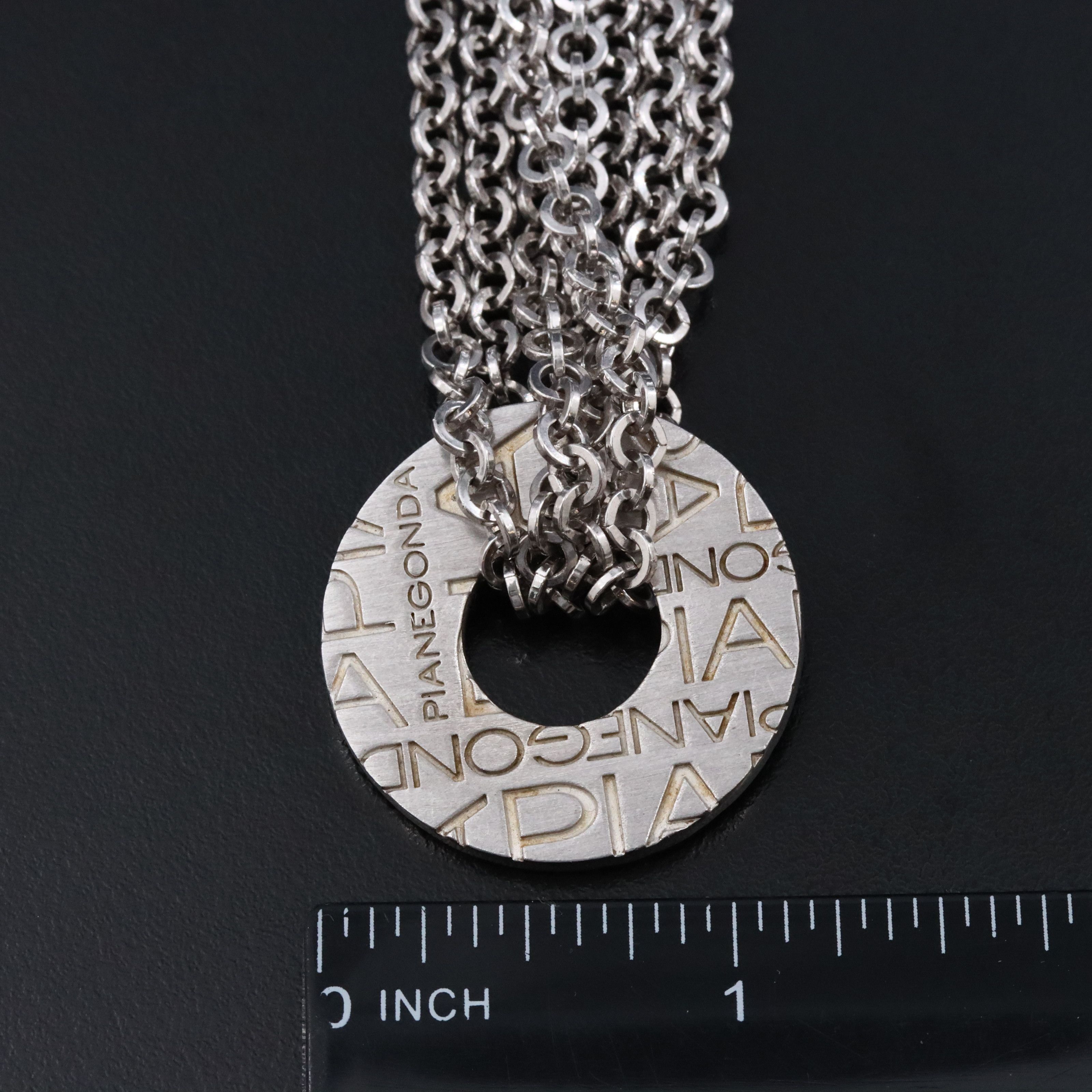 Pianegonda Sterling Multi-Row Toggle Necklace and Bracelet Set