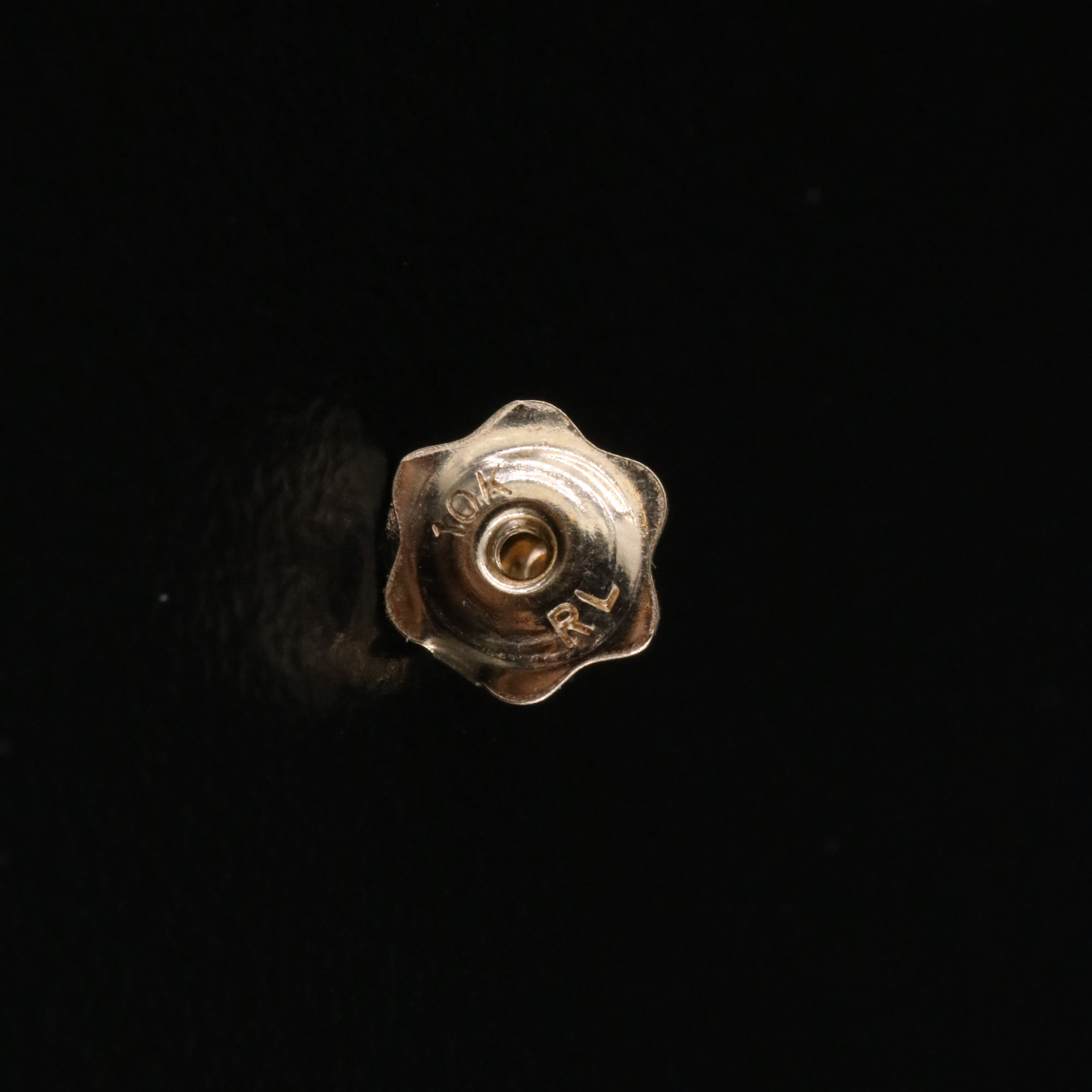 10K Heart Stud Earrings