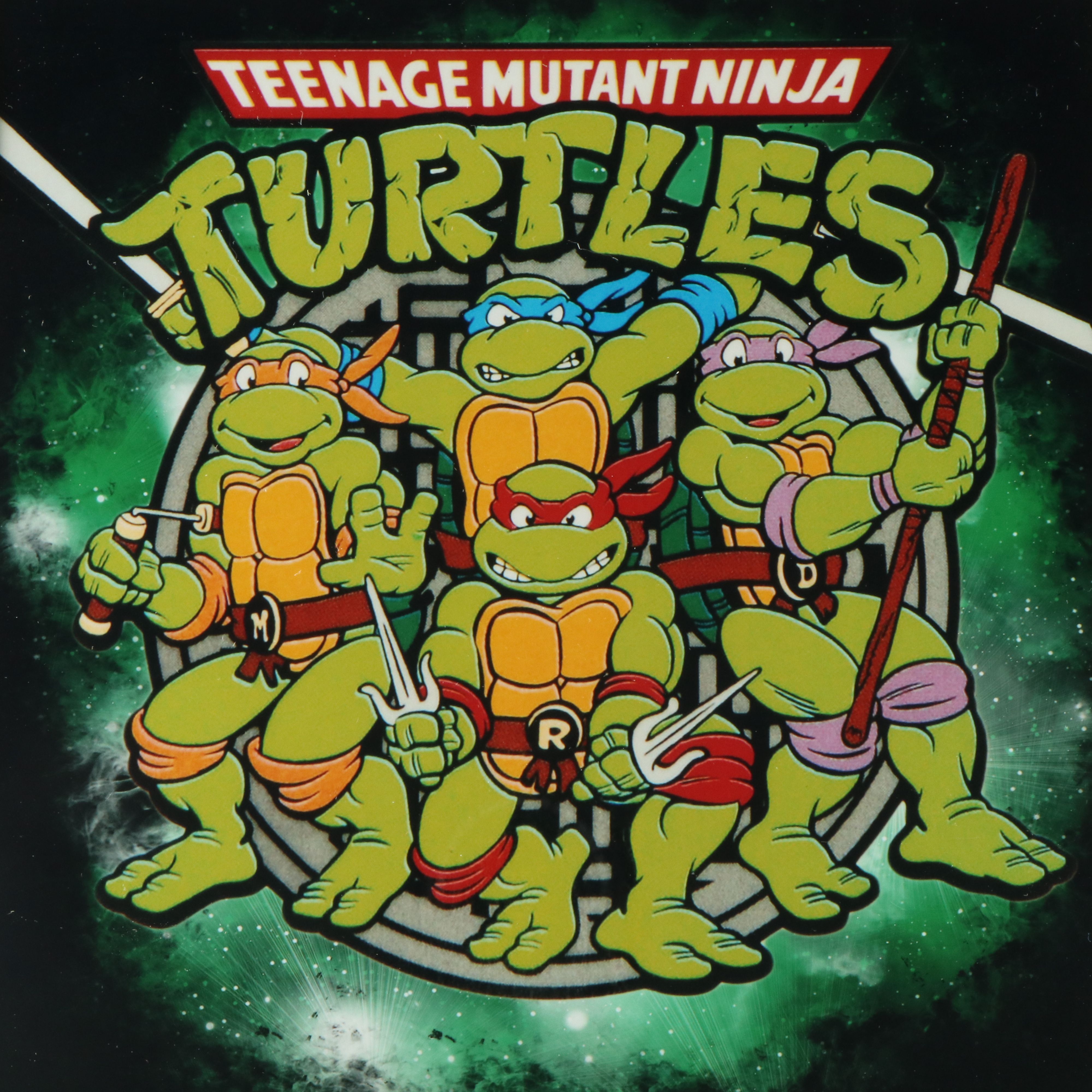 Jim Lawson Signed “Teenage Mutant Ninja Turtles” Print in Matted Frame, Beckett