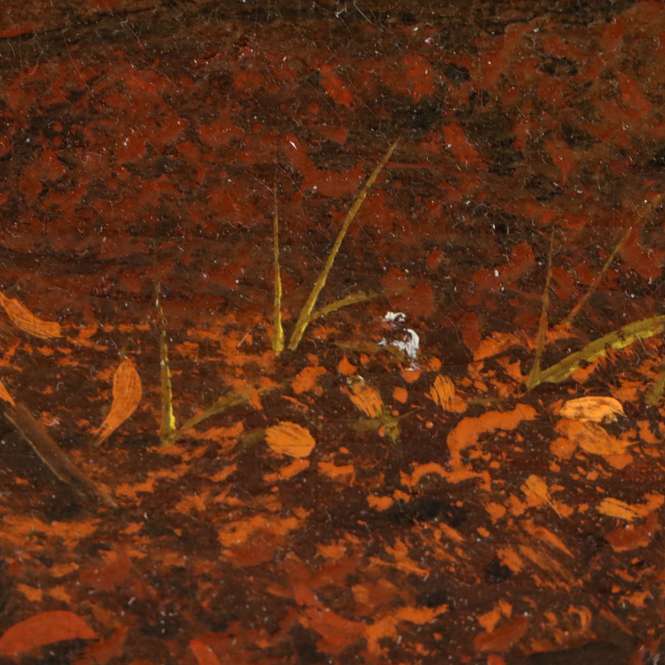 William McKendree Snyder Oil Painting Autumn Forest Landscape, Early 20th C.