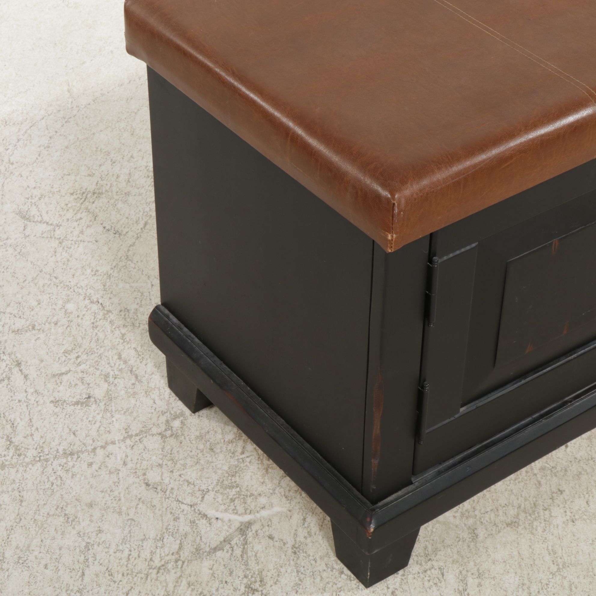 Pier 1 Bench with Storage Cabinet