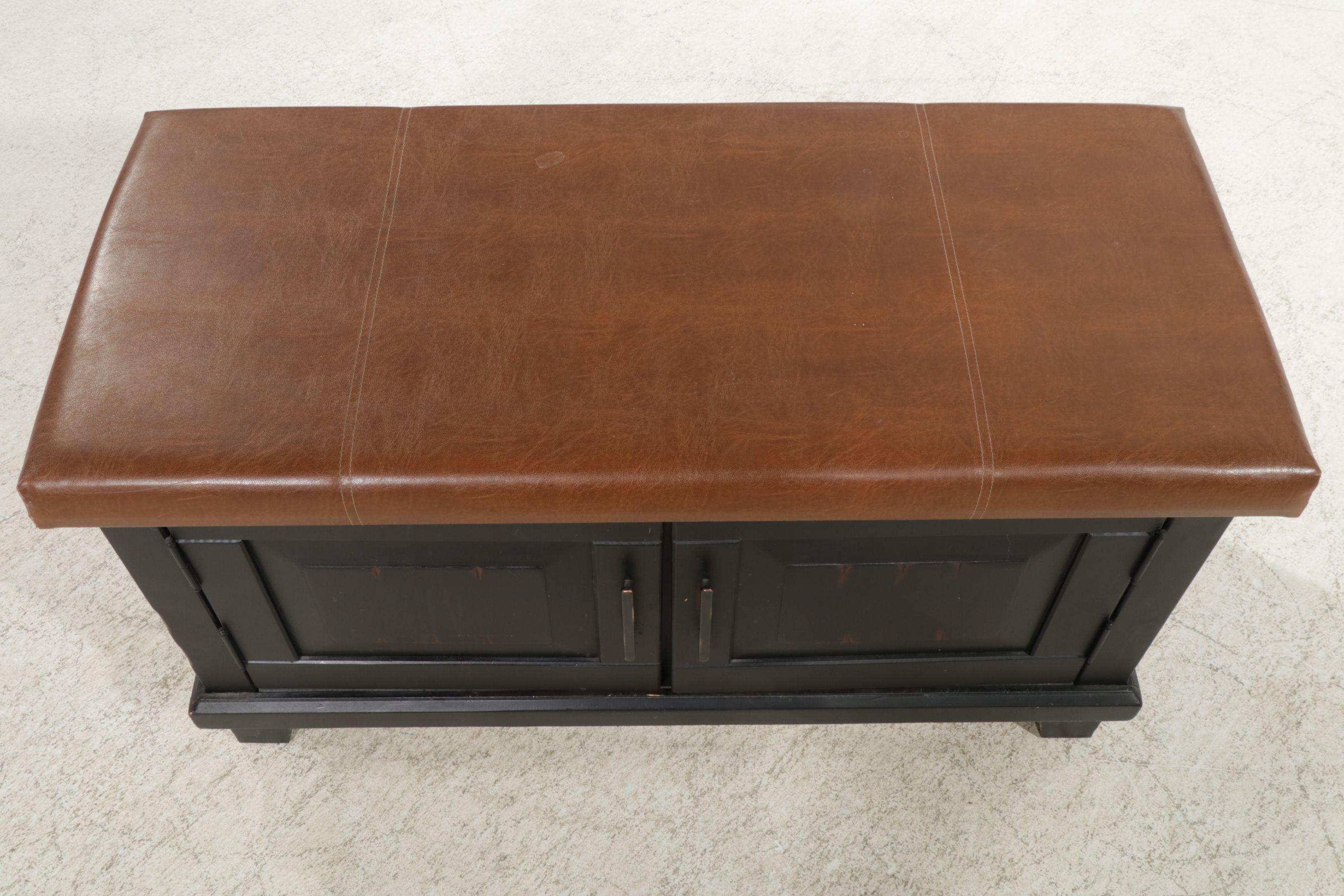 Pier 1 Bench with Storage Cabinet