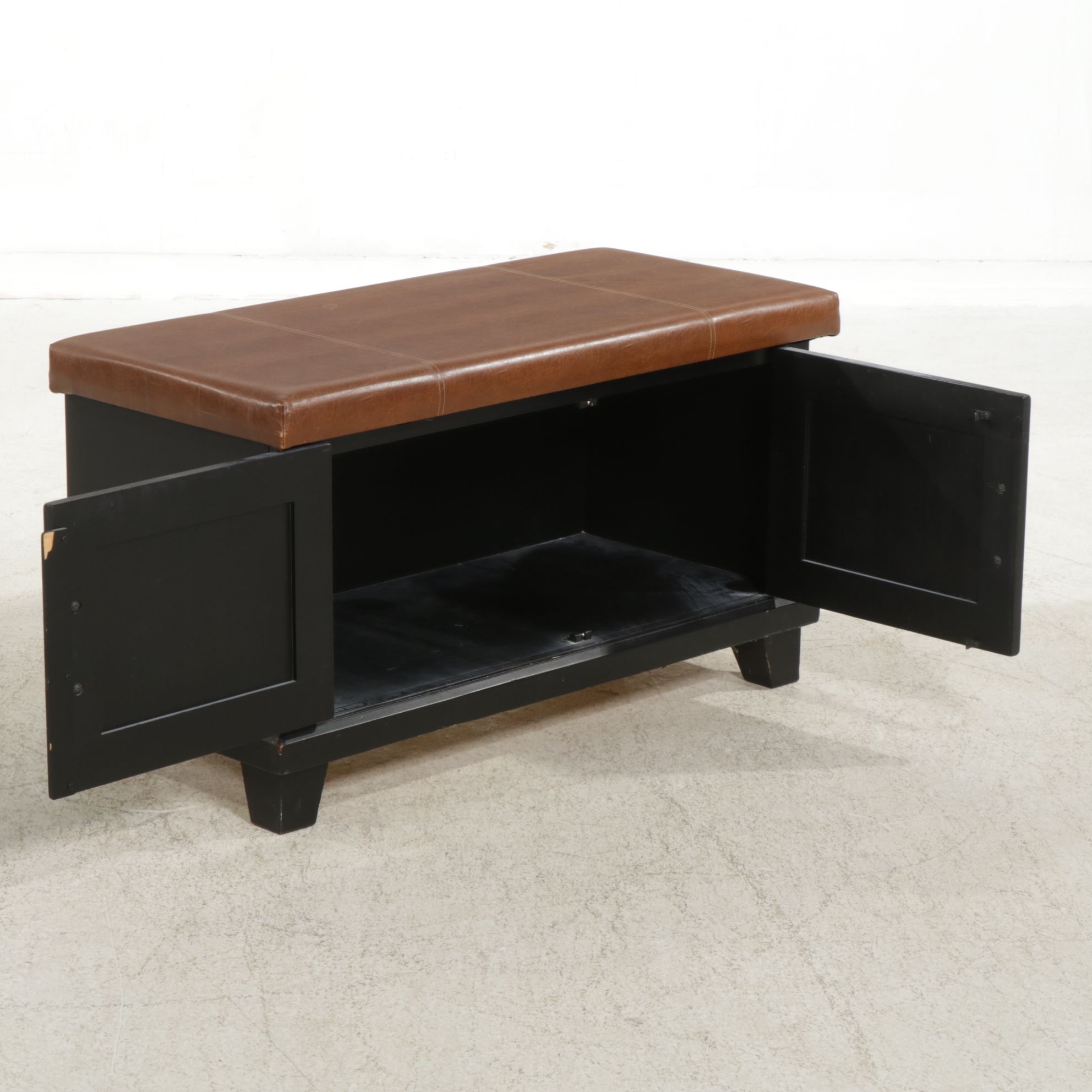 Pier 1 Bench with Storage Cabinet