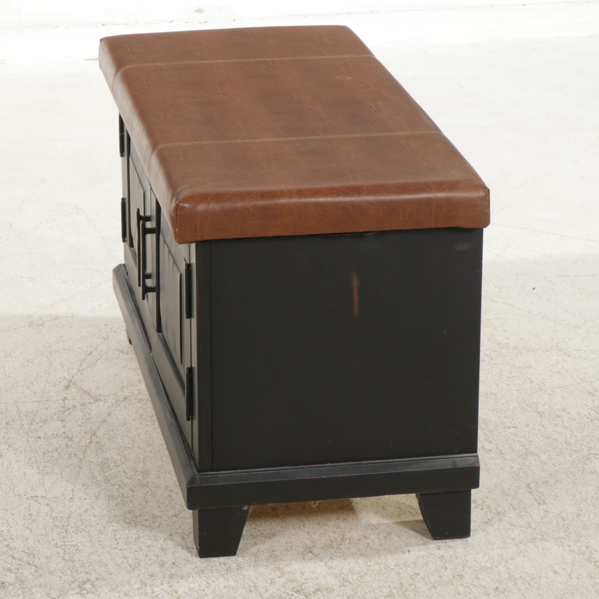 Pier 1 Bench with Storage Cabinet