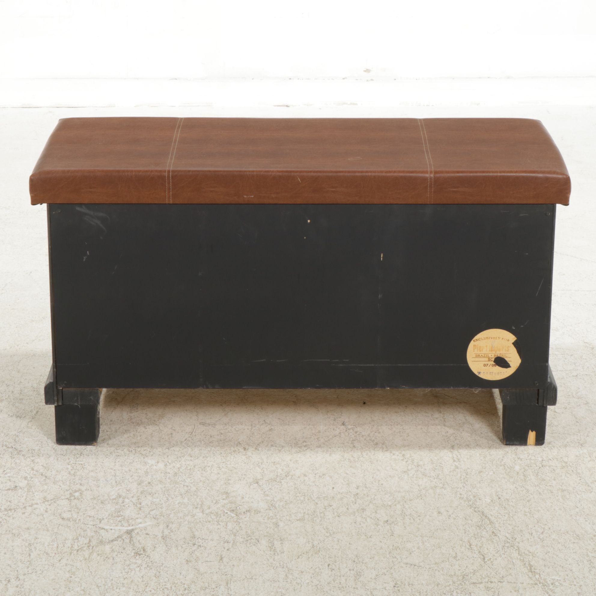 Pier 1 Bench with Storage Cabinet