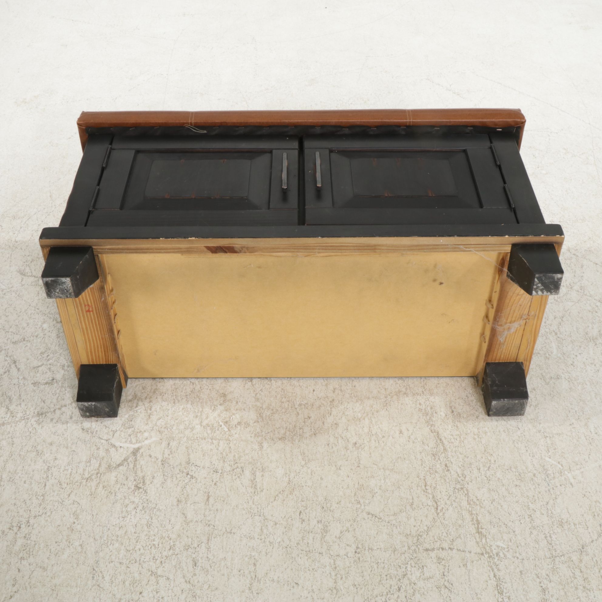 Pier 1 Bench with Storage Cabinet