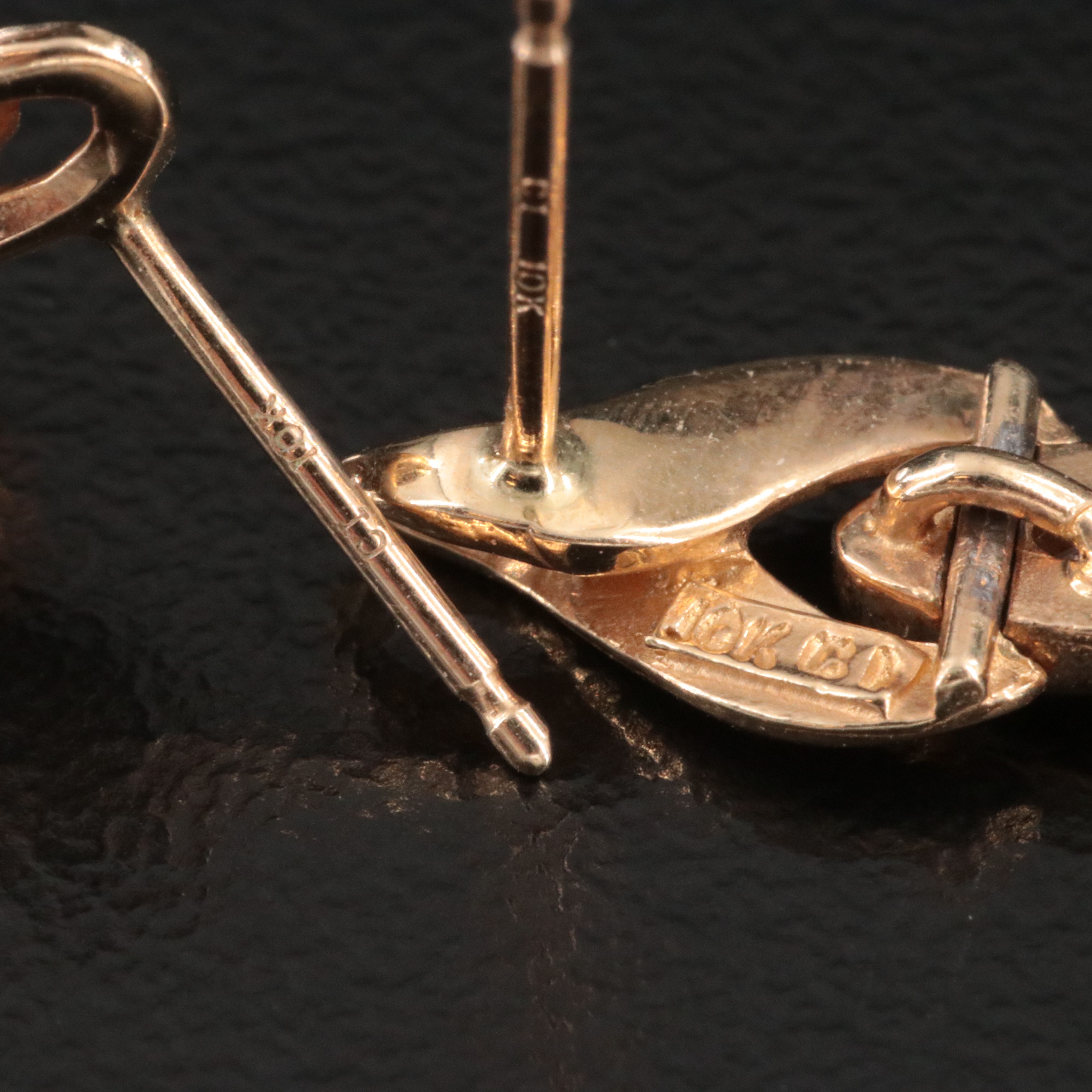 10K 0.18 CTW Diamond Earrings