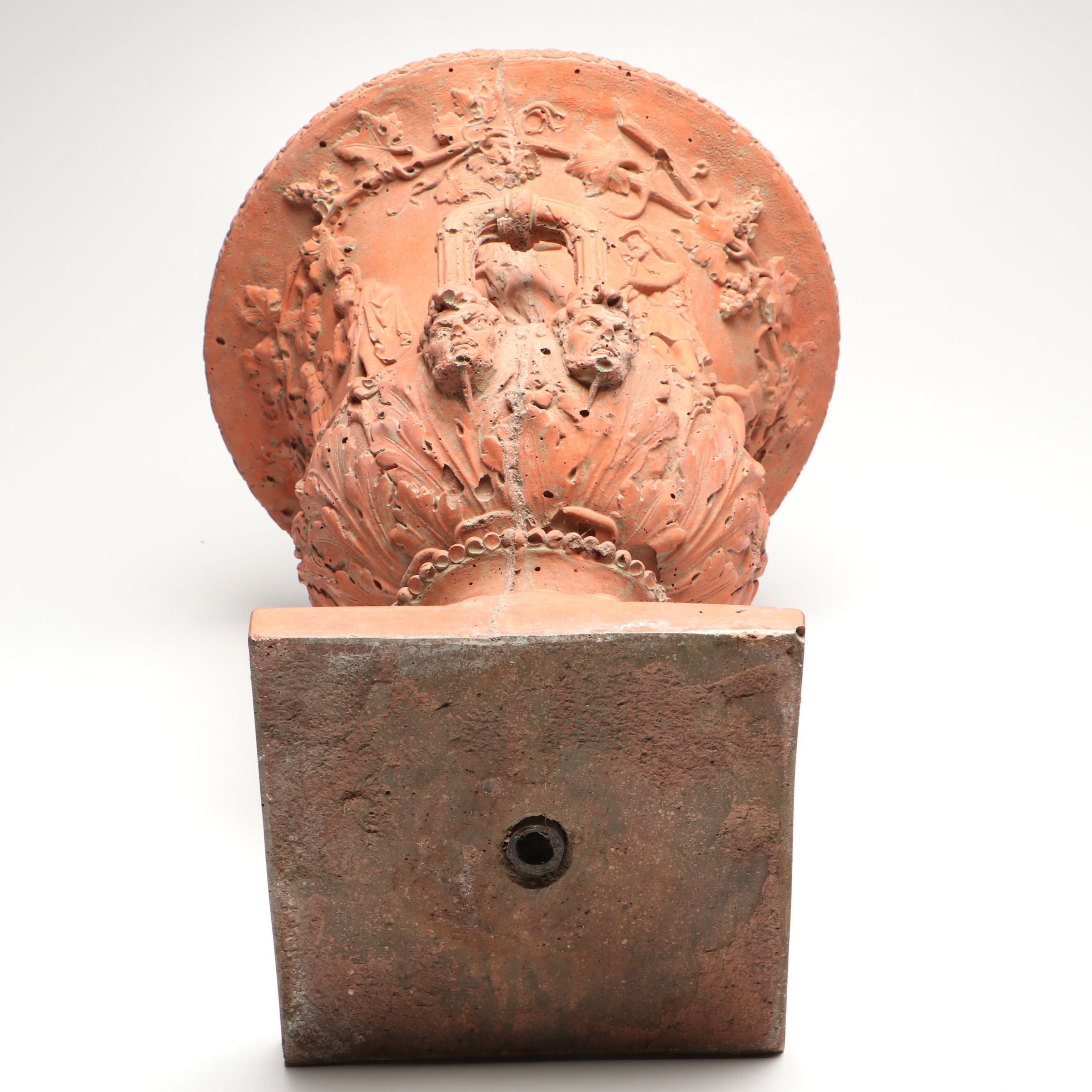 Pair of Grand Tour Style "Borghese" Terracotta Urns