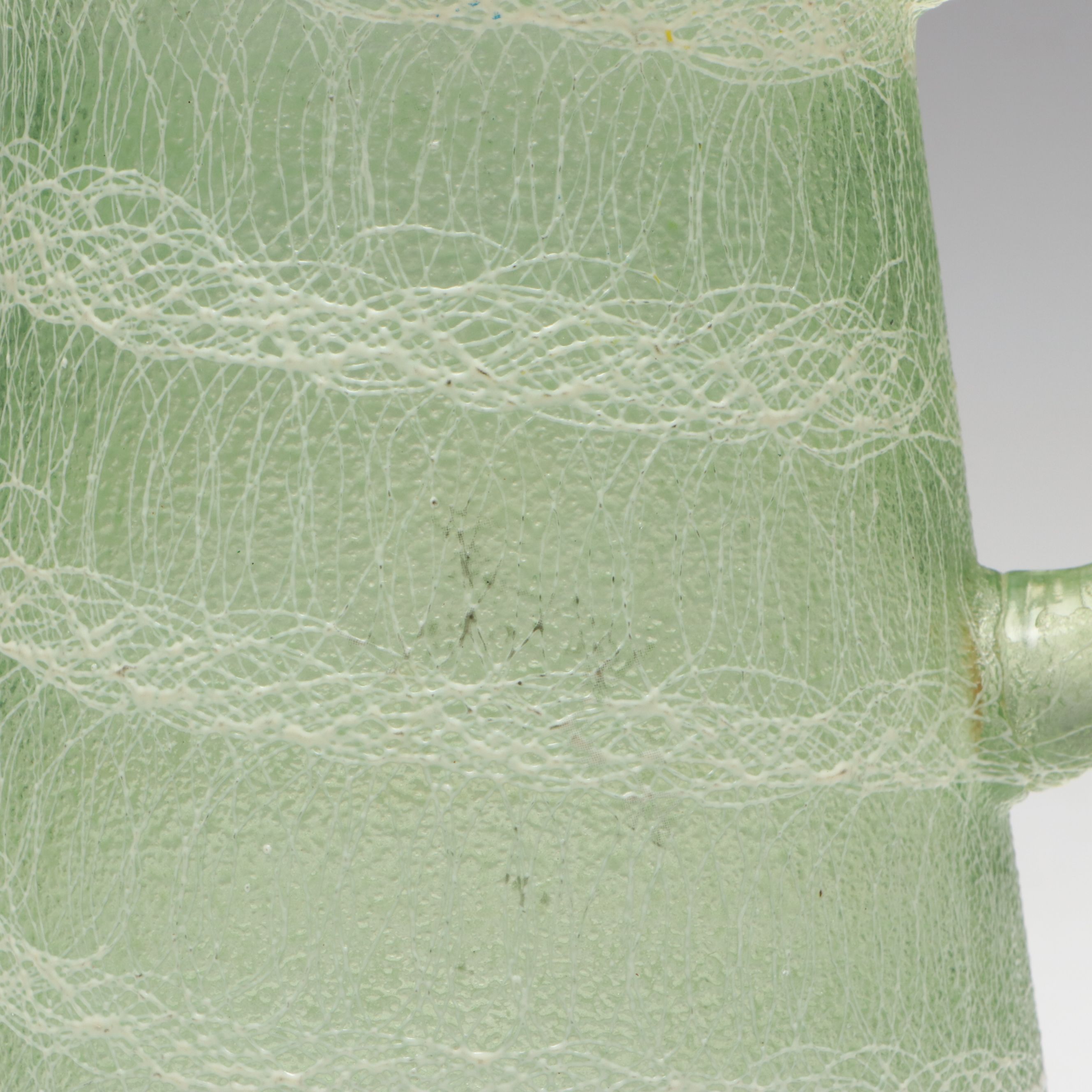 Color Craft "Shat-R-Pruf" Coated Glass Pitcher and Roly Poly Cups