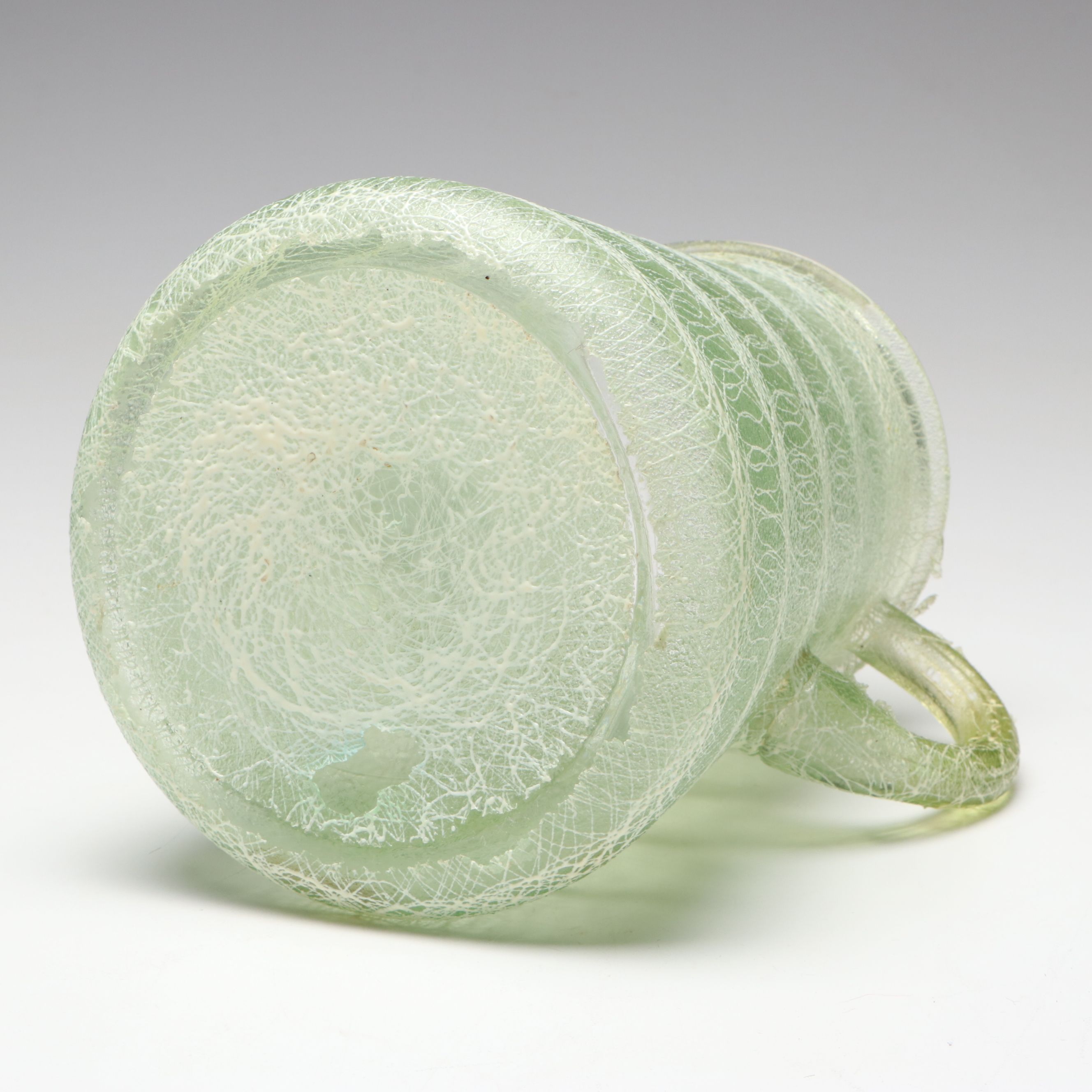 Color Craft "Shat-R-Pruf" Coated Glass Pitcher and Roly Poly Cups