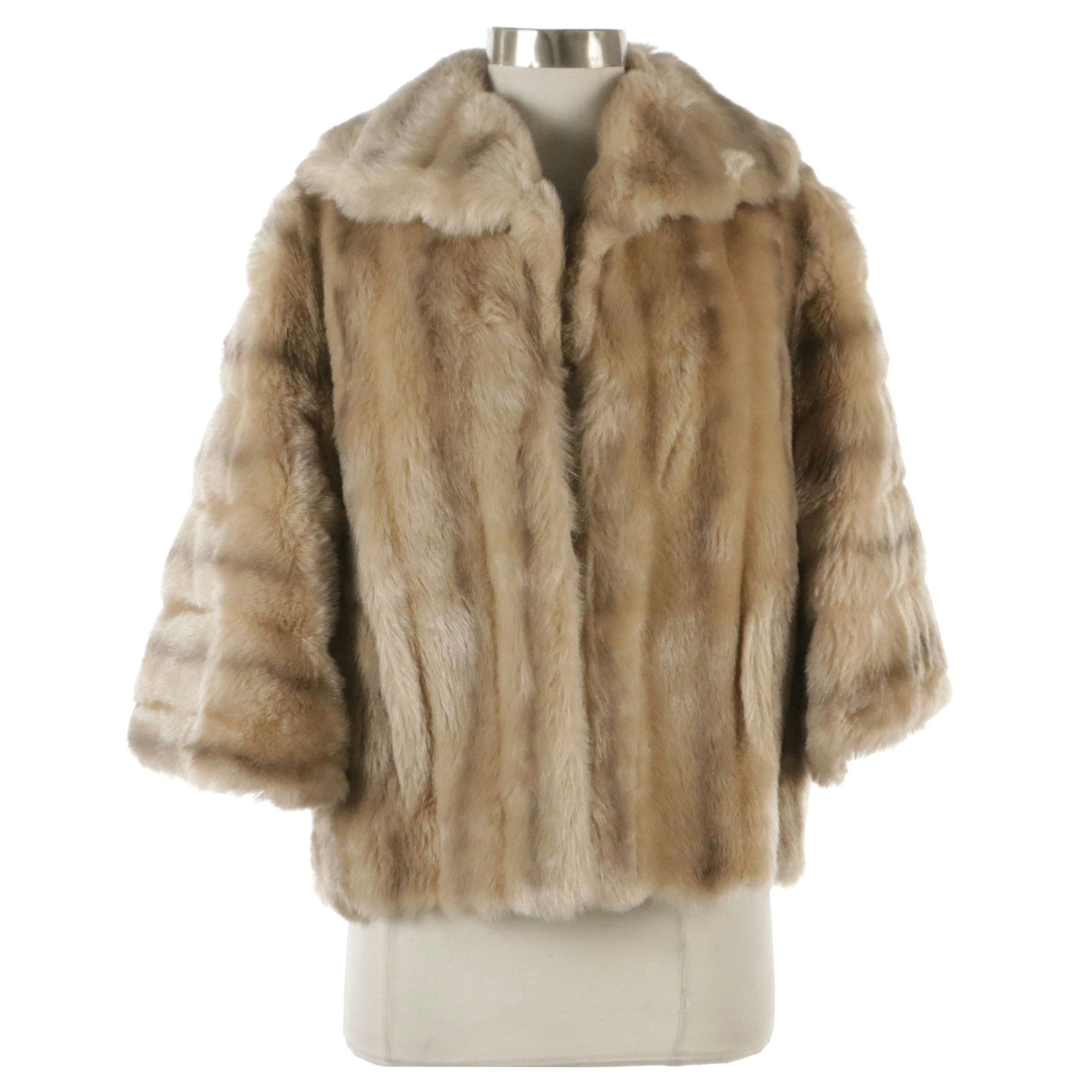 Glenoit Faux Fur Capelet in Regina Glenara Acrylic Pile
