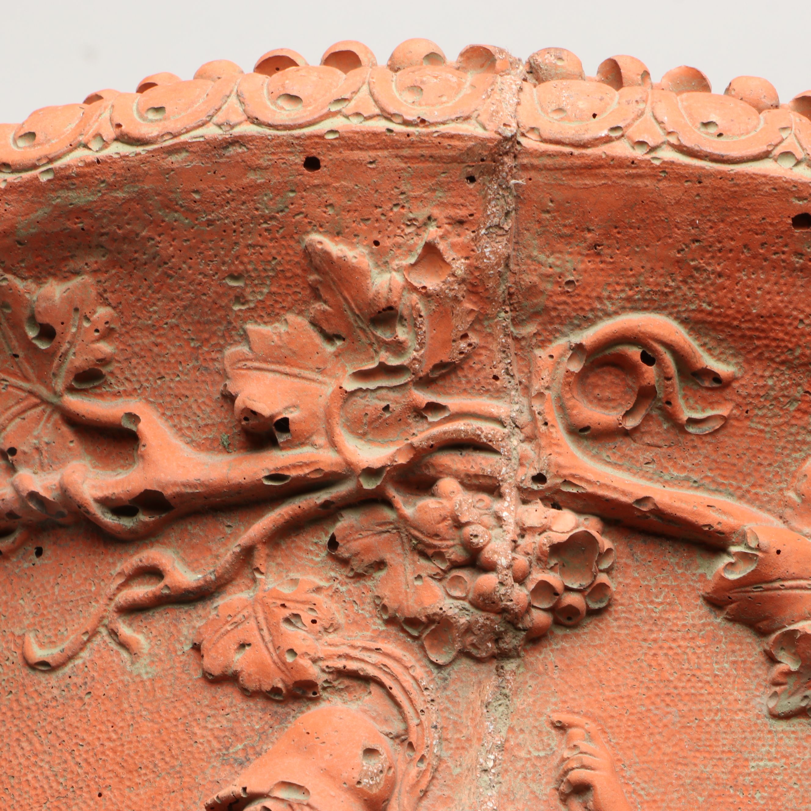 Pair of Grand Tour Style "Borghese" Terracotta Urns