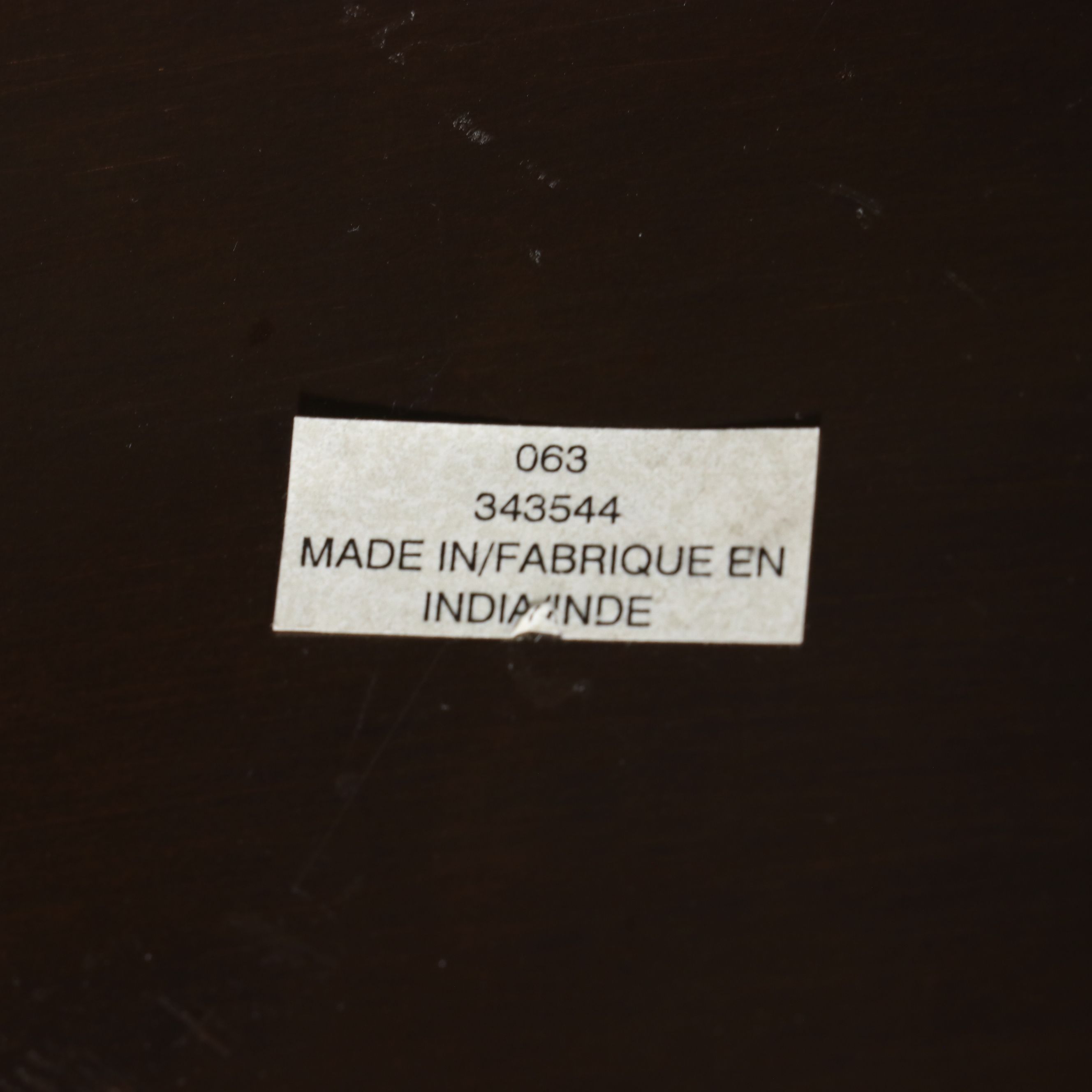 Anglo Indian Style Etched Brass and Bronze-Finished Butler's Tray Table