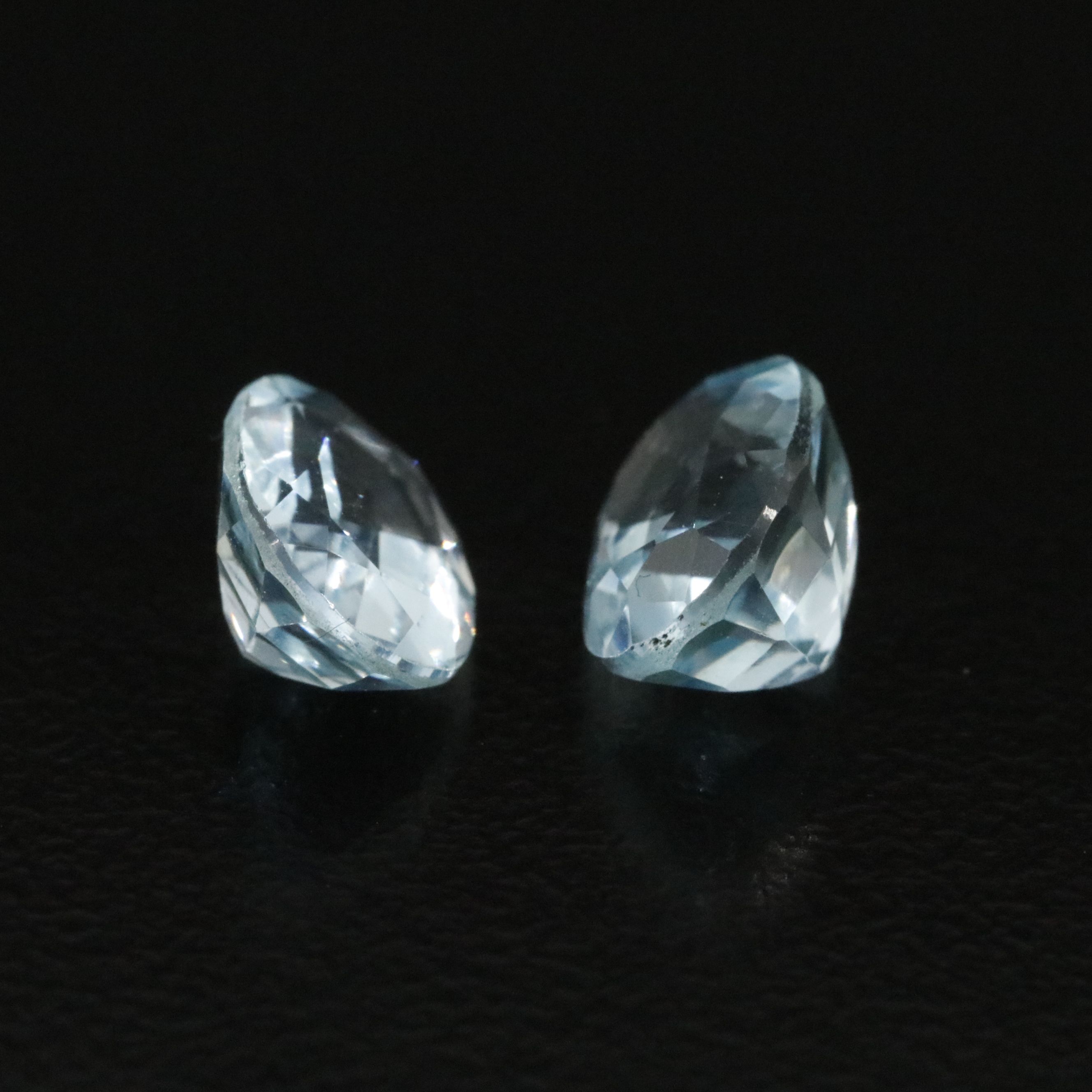 Loose 2.80 CTW Matched Pair of Aquamarines